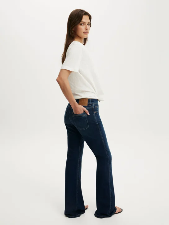 COTTON ON Quần Jeans Dài Nữ - Mid Rise Bootcut Jean