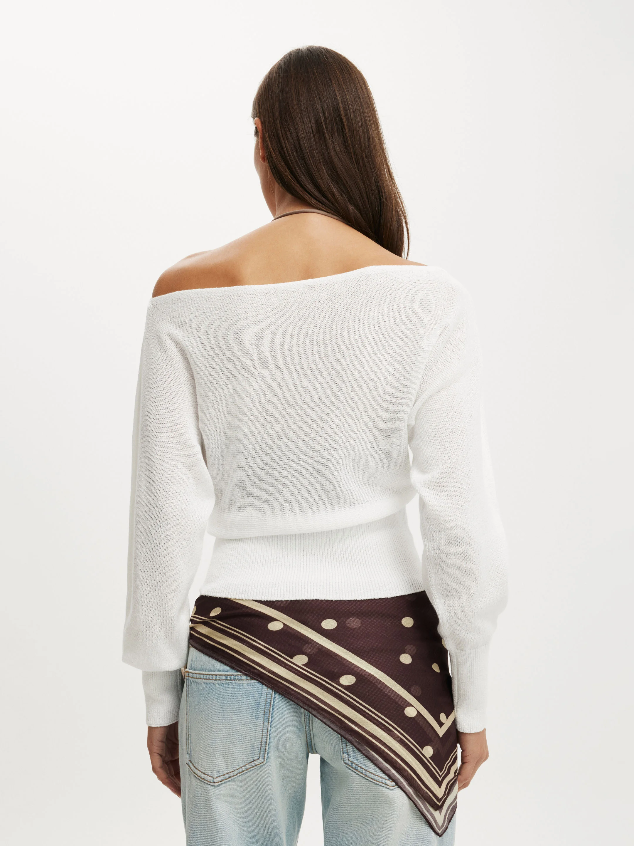 COTTON ON Áo Lệch Vai Nữ - The Breezy Ls Batwing Knit