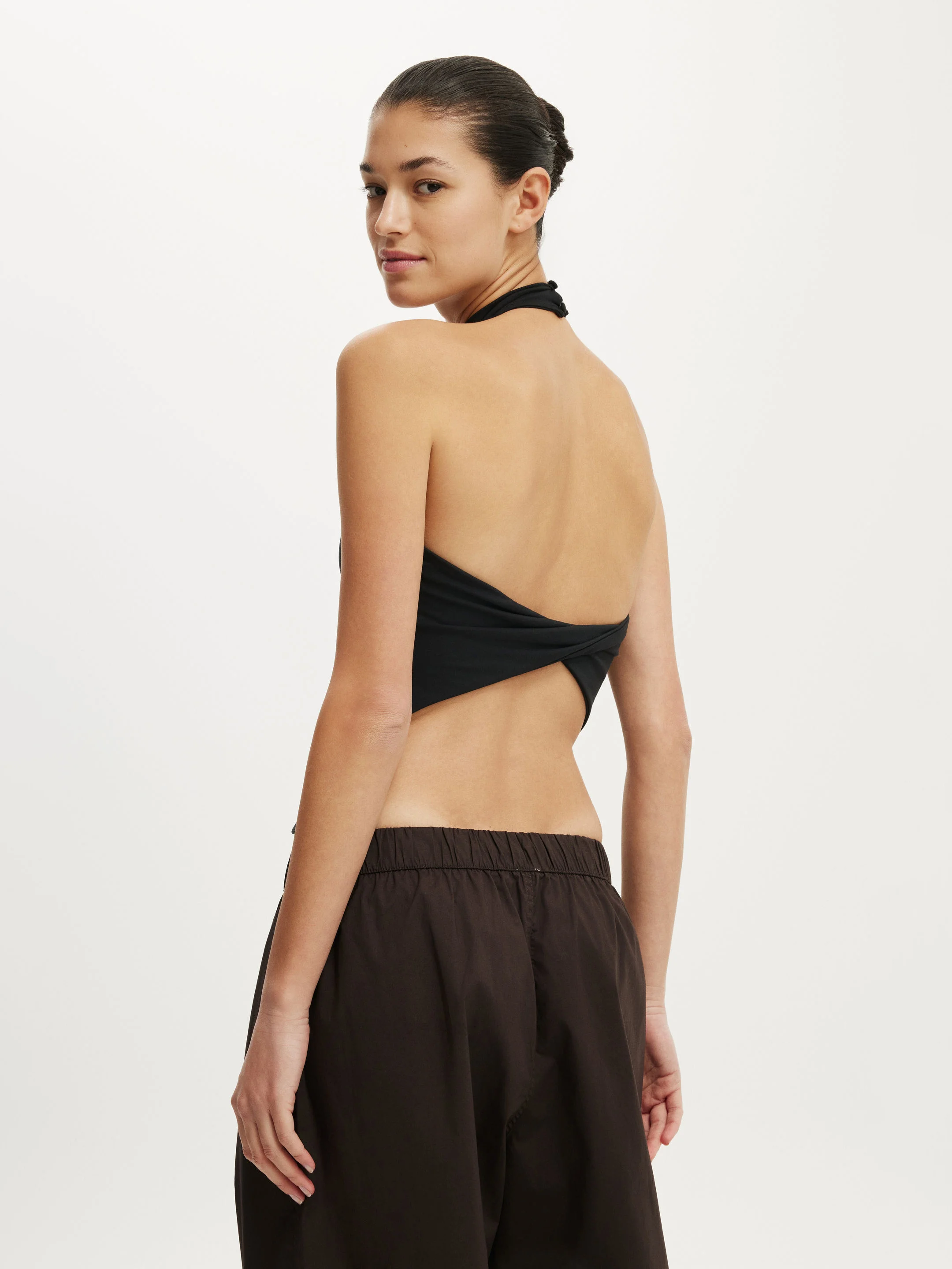 COTTON ON Áo Yếm Nữ - Hold Me Halter Twist Back