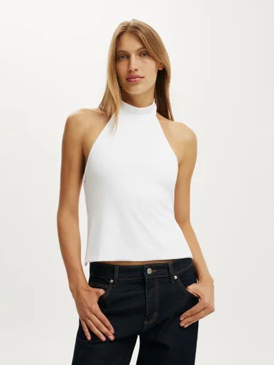 COTTON ON Áo Yếm Nữ - Hold Me Halter Twist Back
