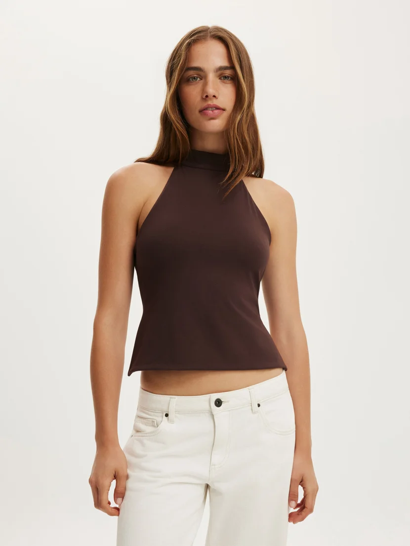 COTTON ON Áo Yếm Nữ - Hold Me Halter Twist Back