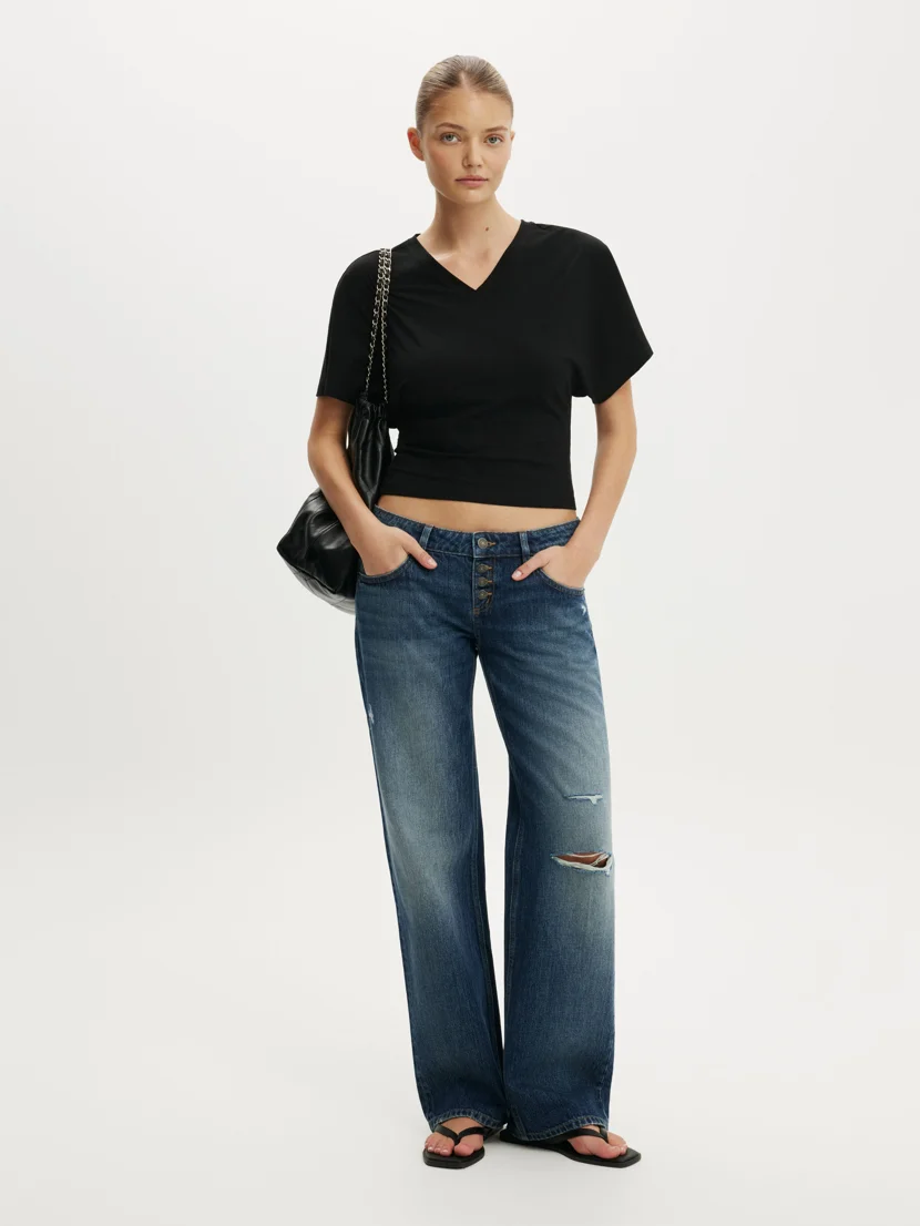 COTTON ON Áo Thun Cổ V Nữ - Blair Batwing V Neck