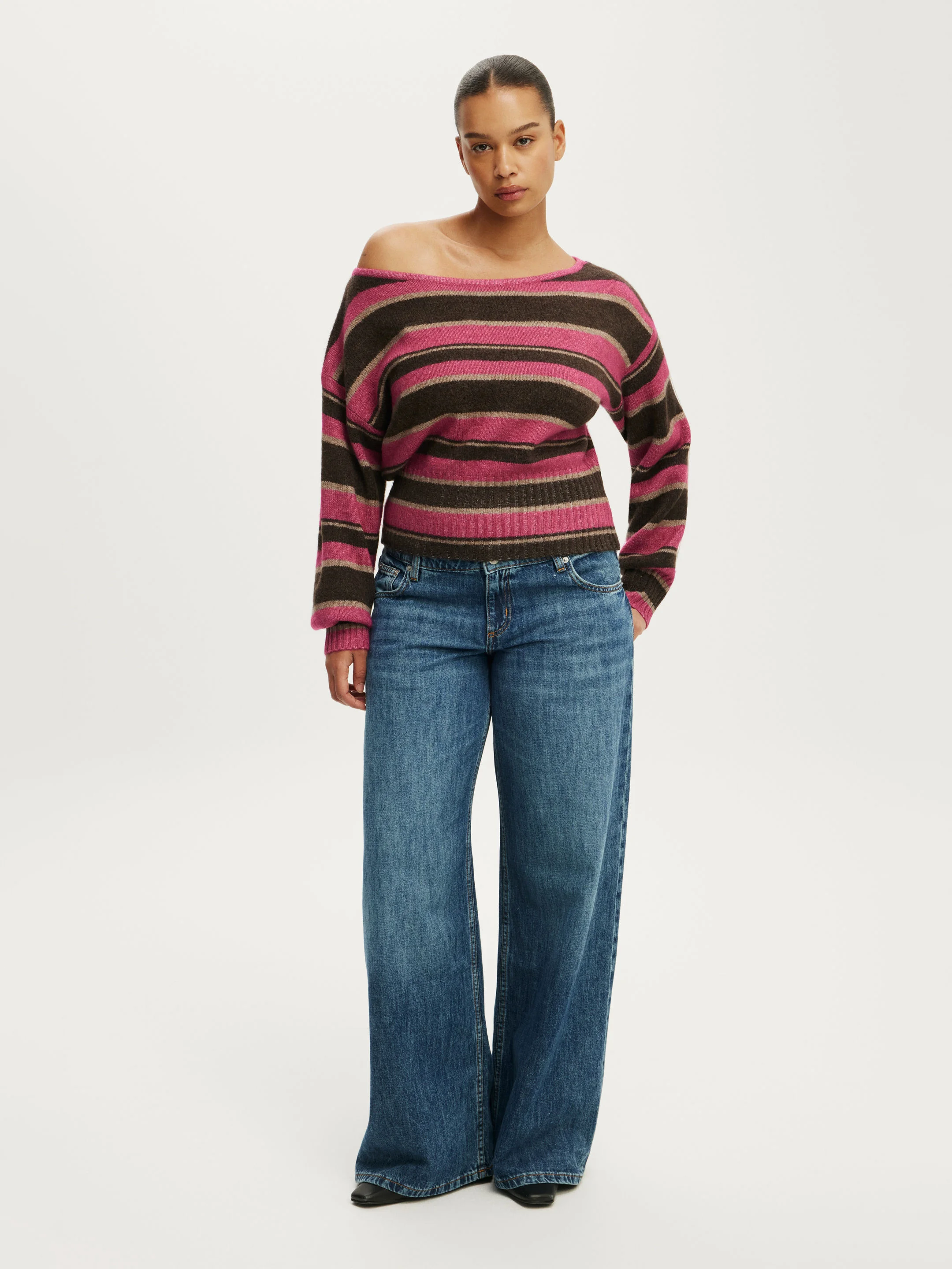 COTTON ON Áo Len Lệch Vai Nữ - Softest Luxe Off Shoulder Knit