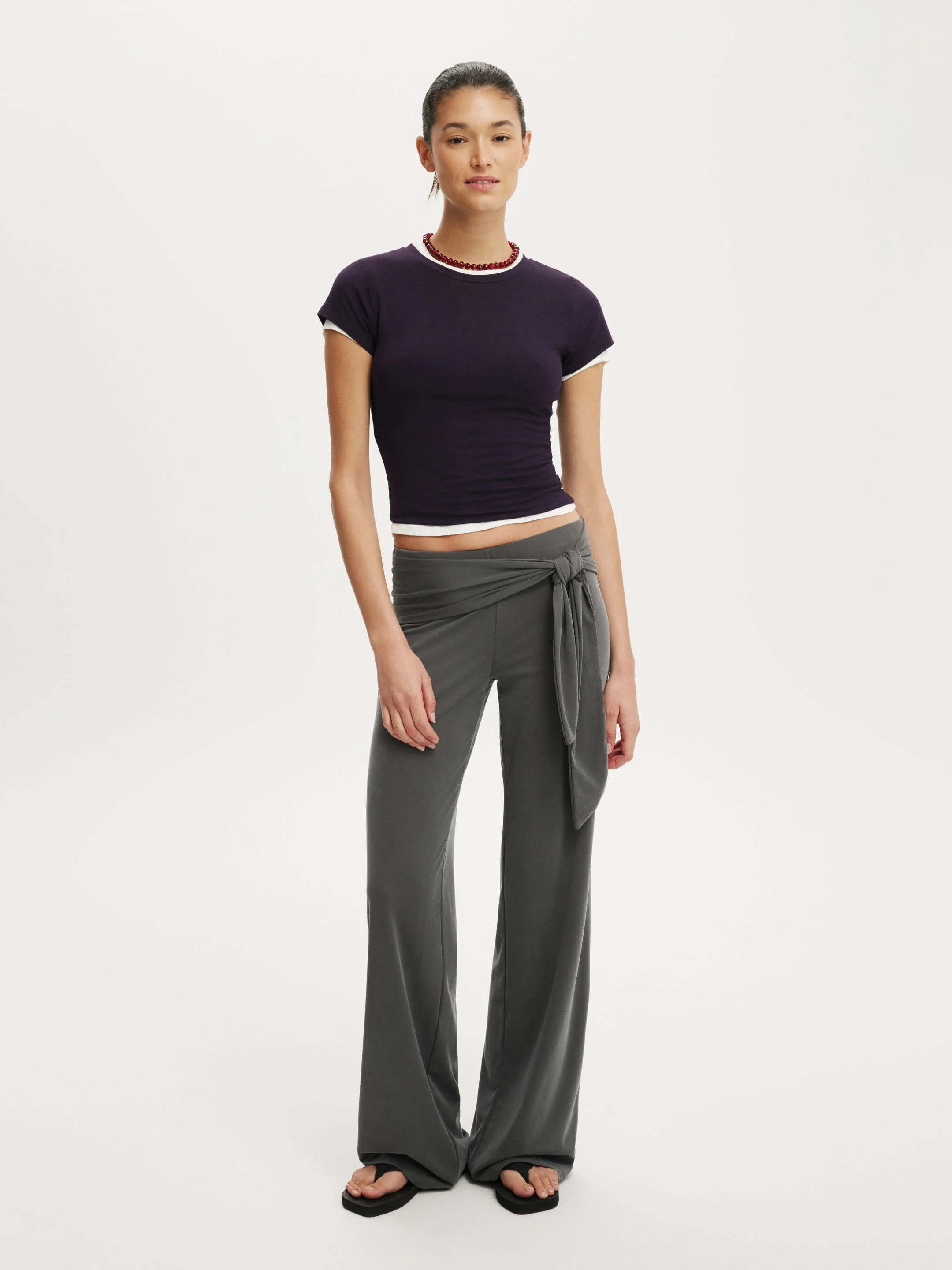 COTTON ON Quần Thun Dài Nữ - Honey Tie Pant