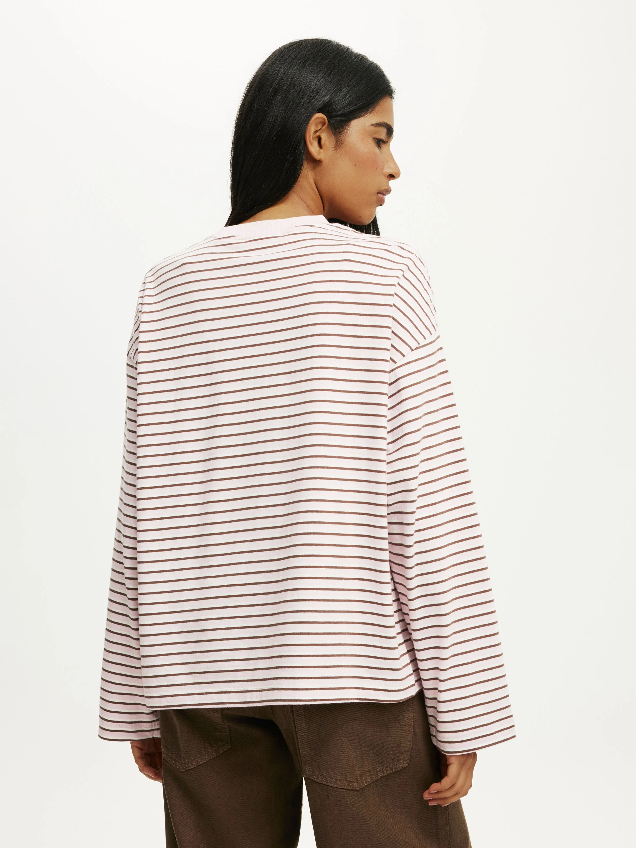 COTTON ON Áo Thun Có Họa Tiết Nữ-Lcn Ls Oversized Graphic Tee