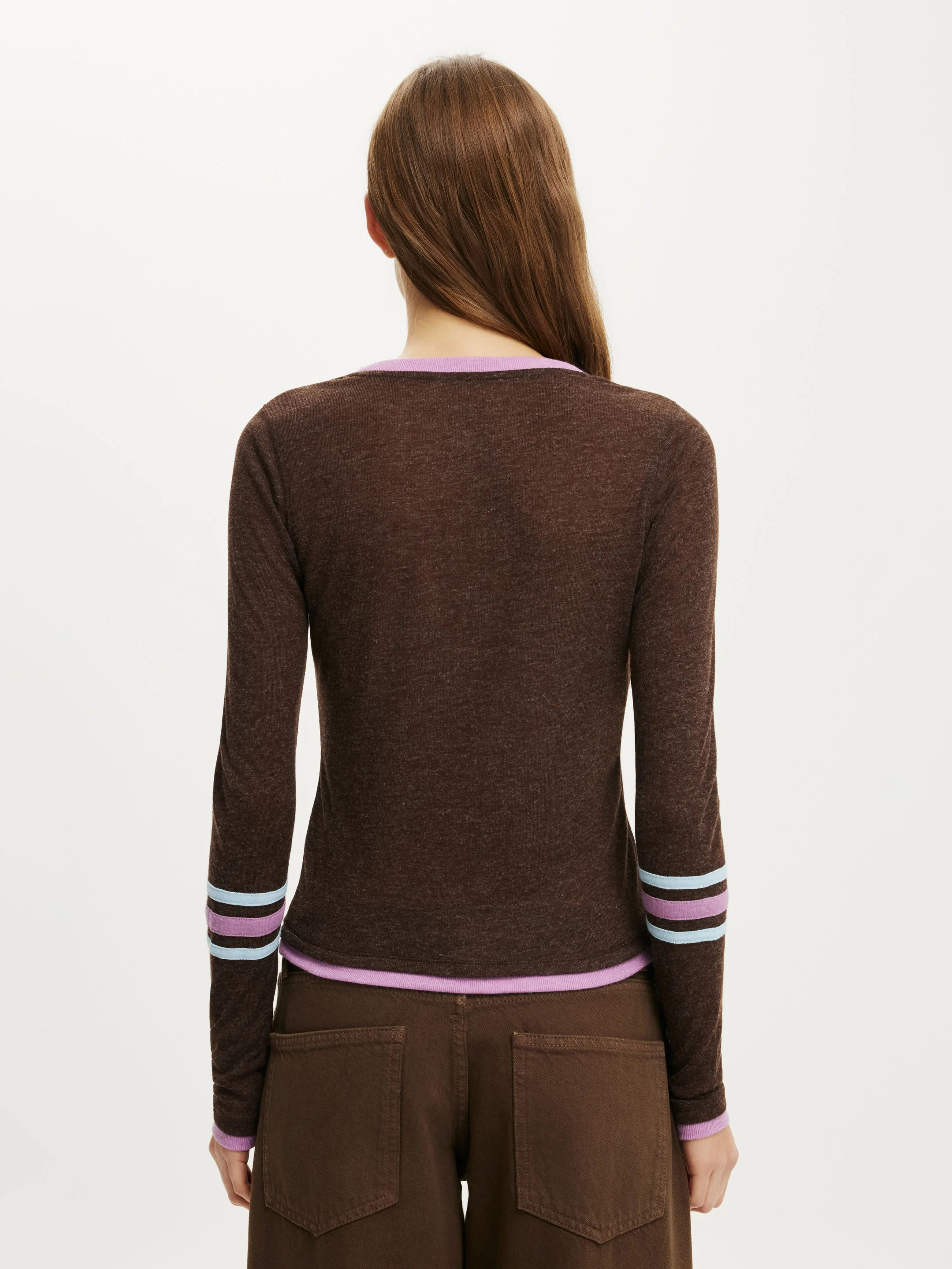 COTTON ON Áo Thun Dài Tay Nữ - Ls Jersey Fitted Graphic Top