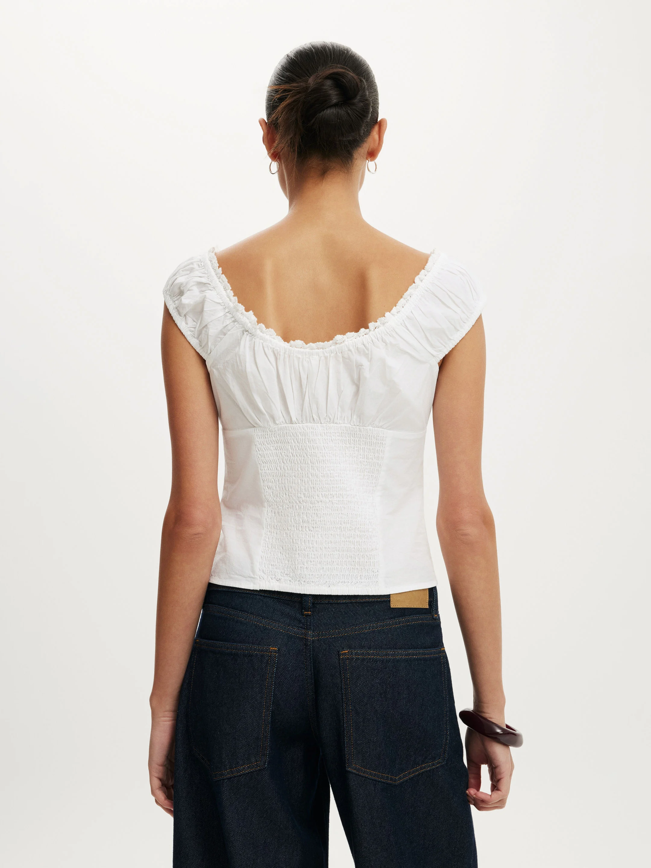COTTON ON Áo Kiểu Nữ-Jamie Off Shoulder Top