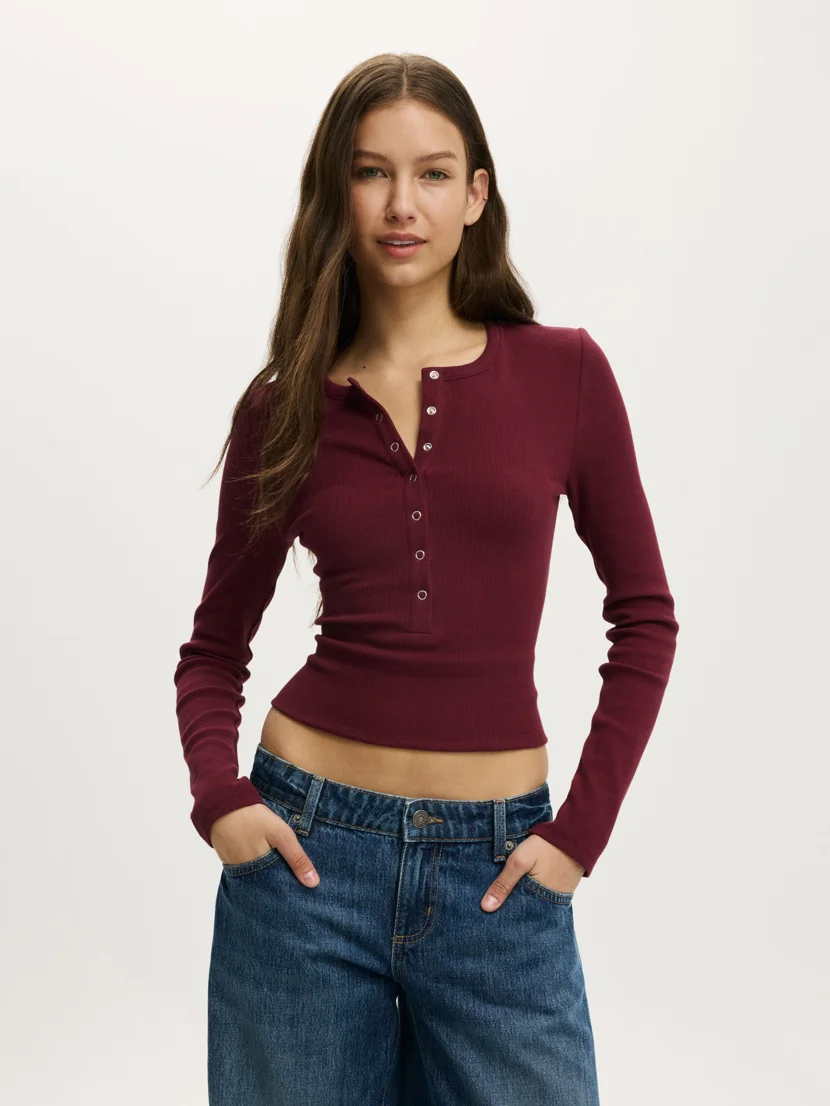COTTON ON Áo Thun Dài Tay Nữ - Blake Henley Long Sleeve