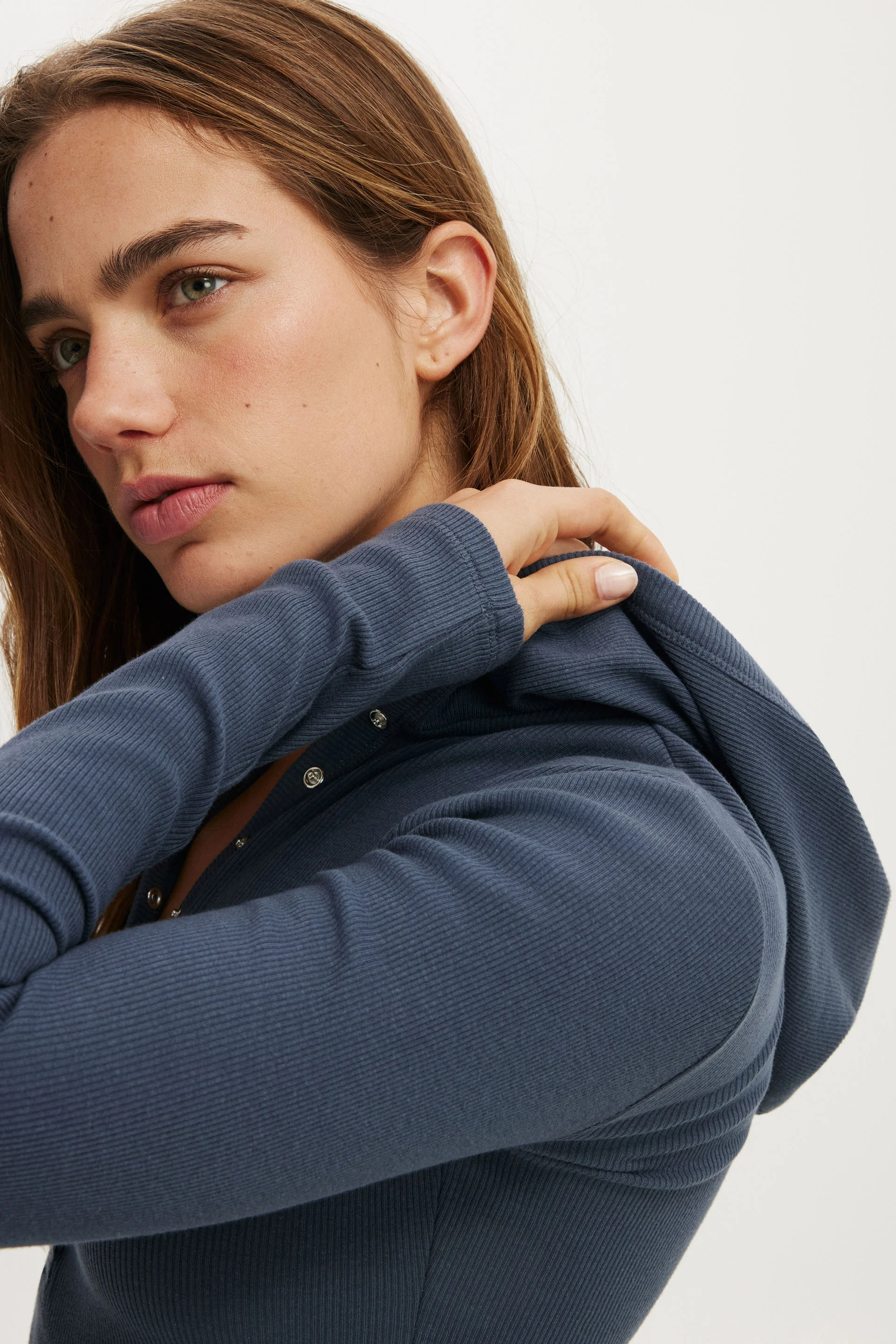 COTTON ON Áo Thun Dài Tay Nữ - Hooded Blake Henley Ls
