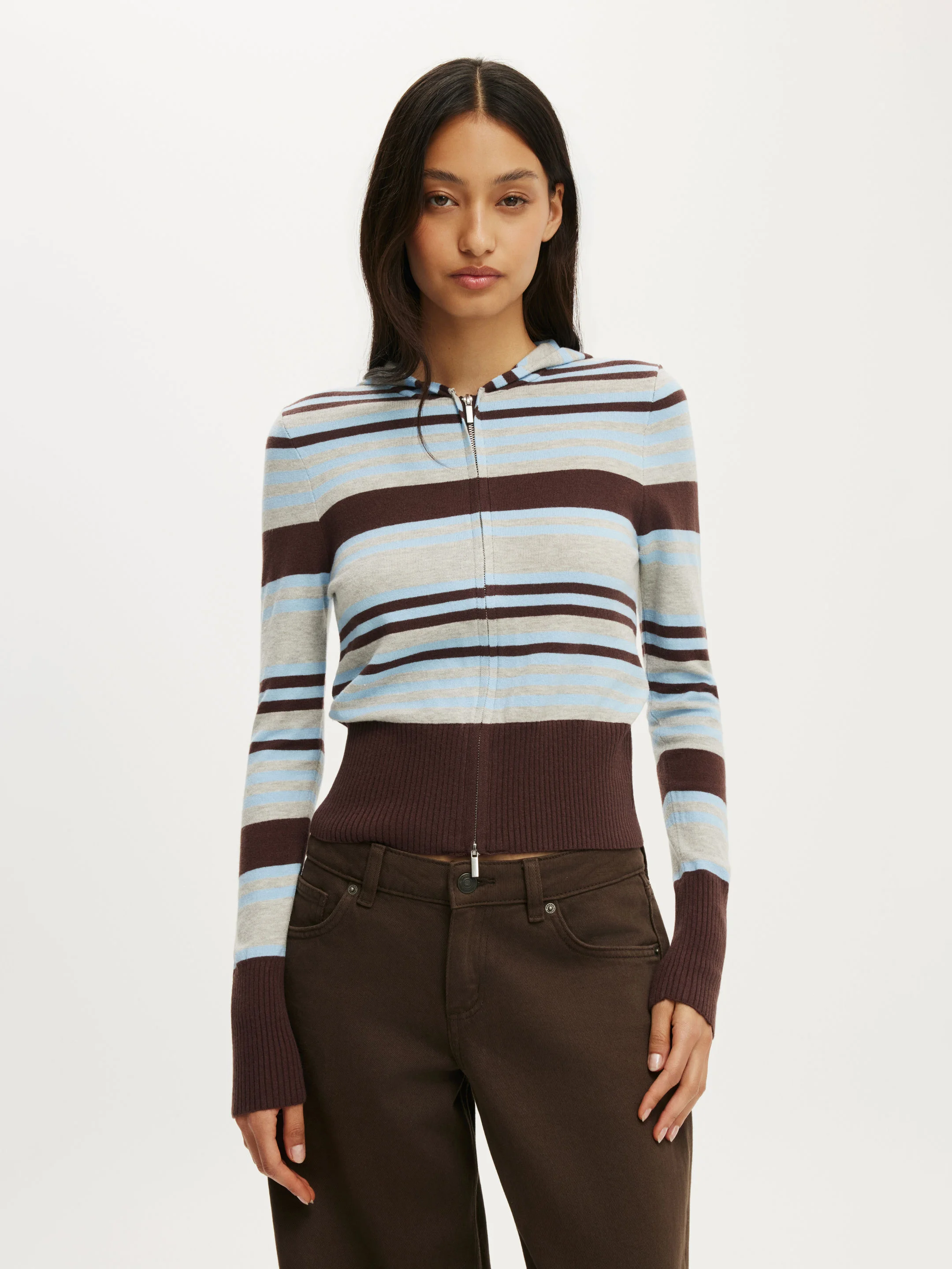 COTTON ON Áo Len Dài Tay Nữ - Everfine Hooded Knit