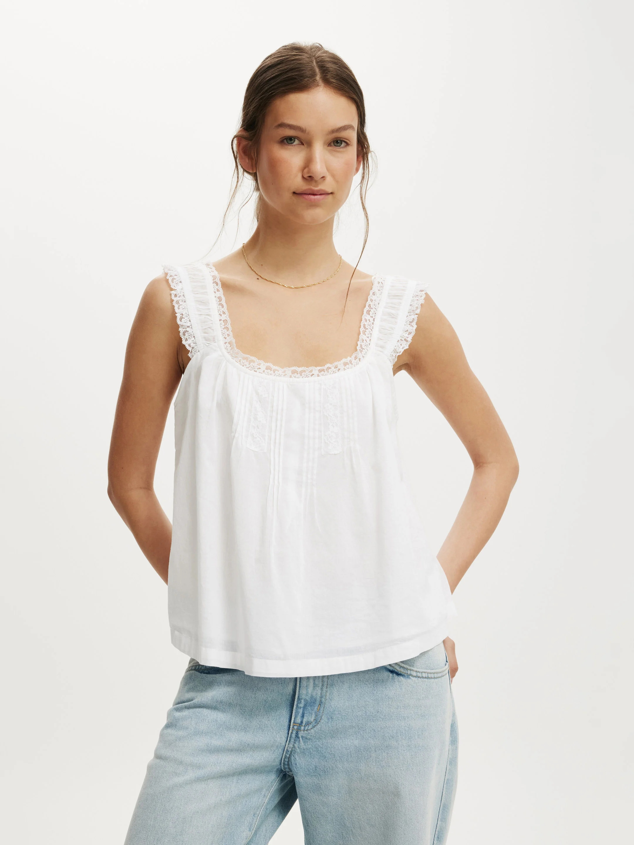 COTTON ON Áo Kiểu Nữ - Willa Babydoll Top