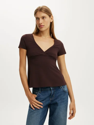 COTTON ON Áo Kiểu Nữ-Lucy Babydoll Tee