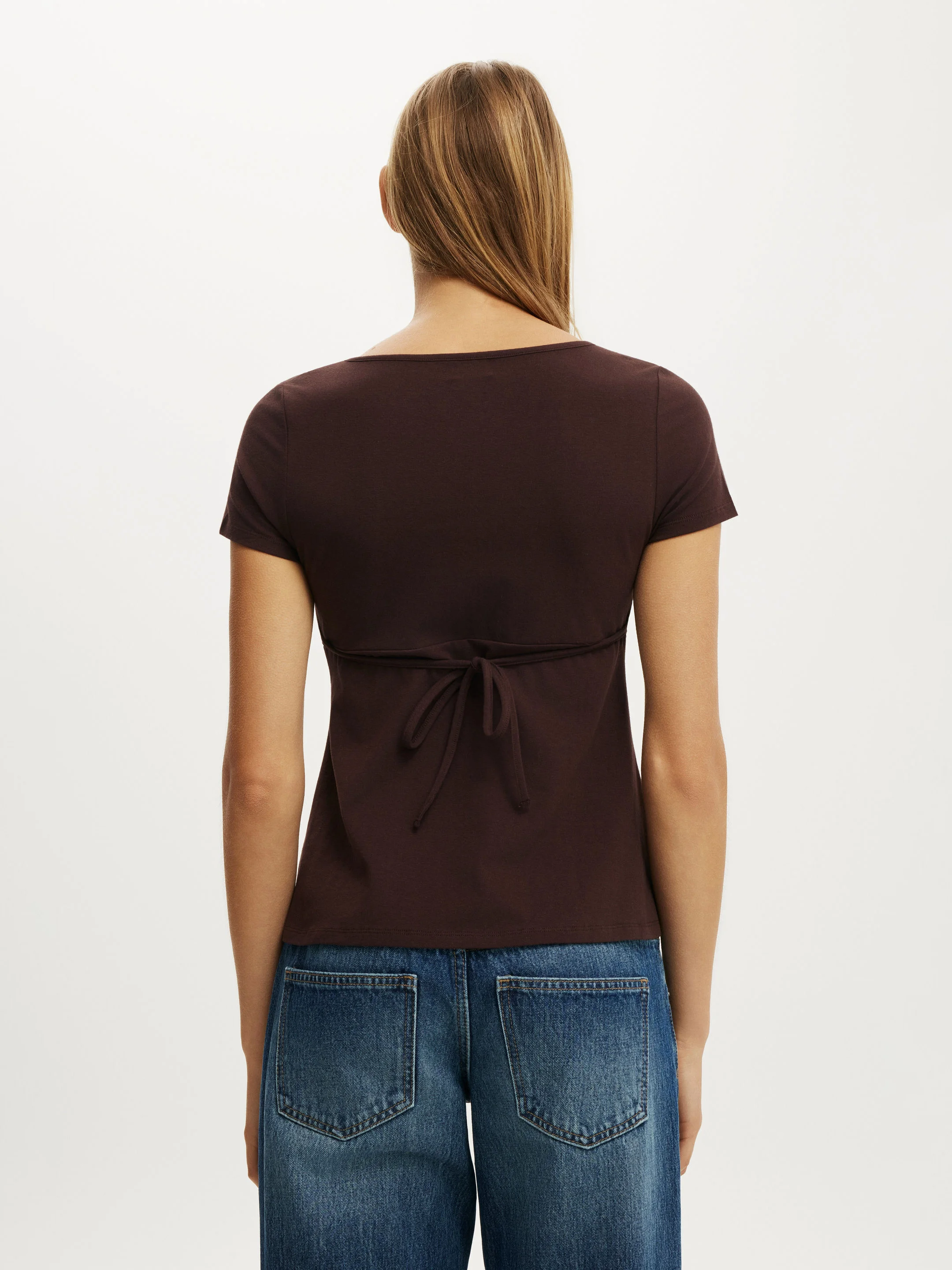 COTTON ON Áo Kiểu Nữ-Lucy Babydoll Tee