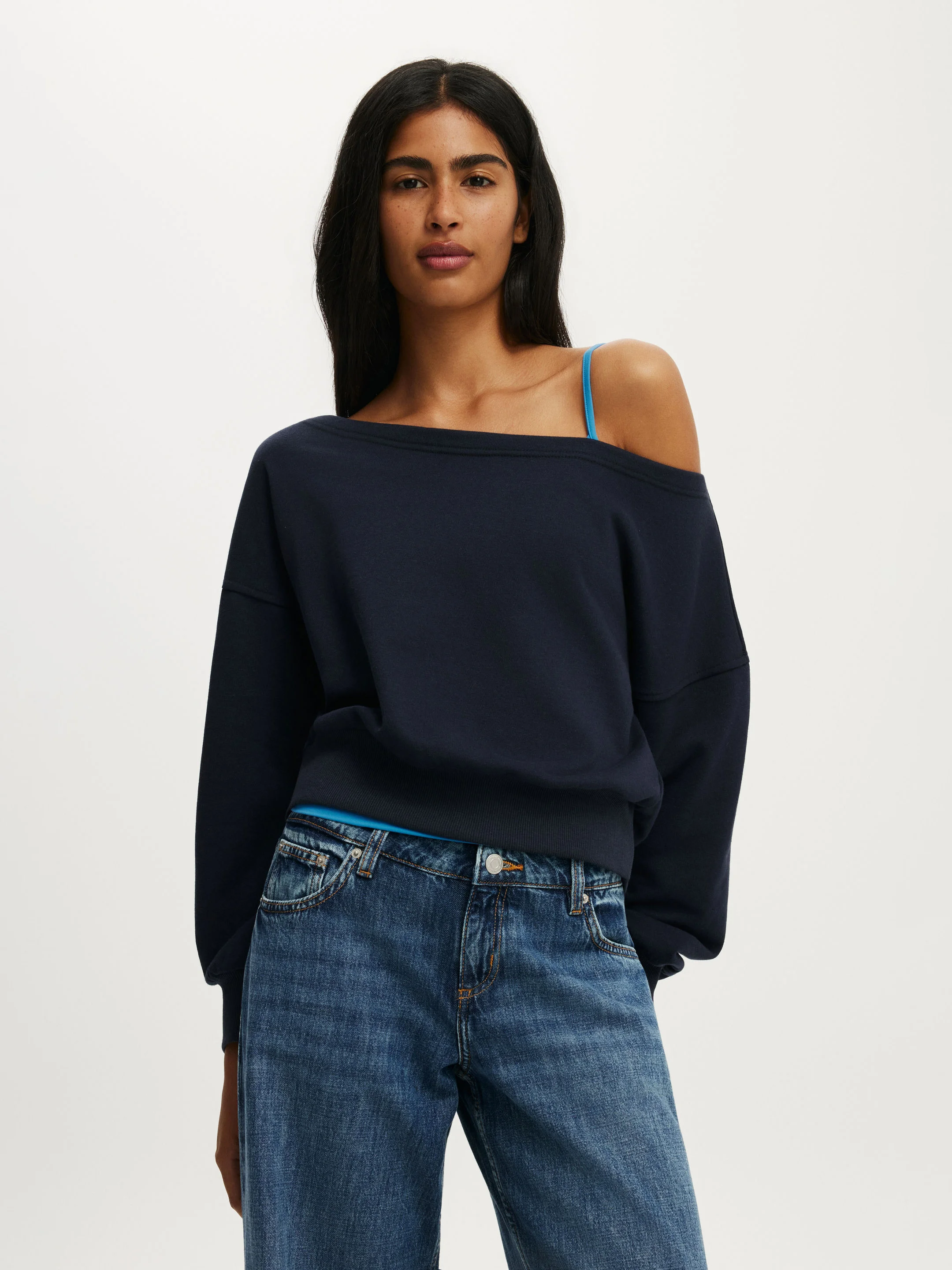 COTTON ON Áo Lệch Vai Nữ-Off Shoulder Sweatshirt