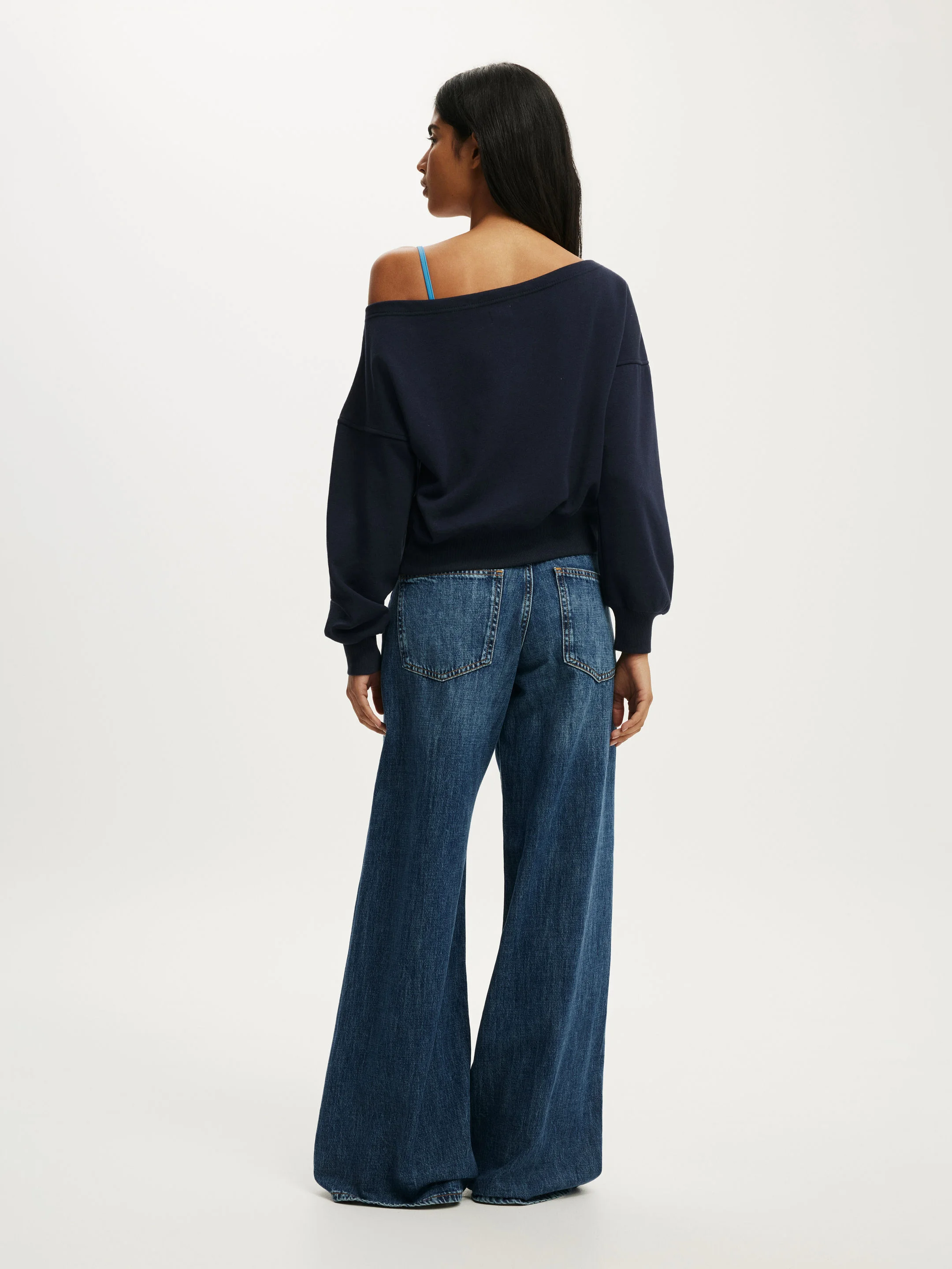COTTON ON Áo Lệch Vai Nữ-Off Shoulder Sweatshirt