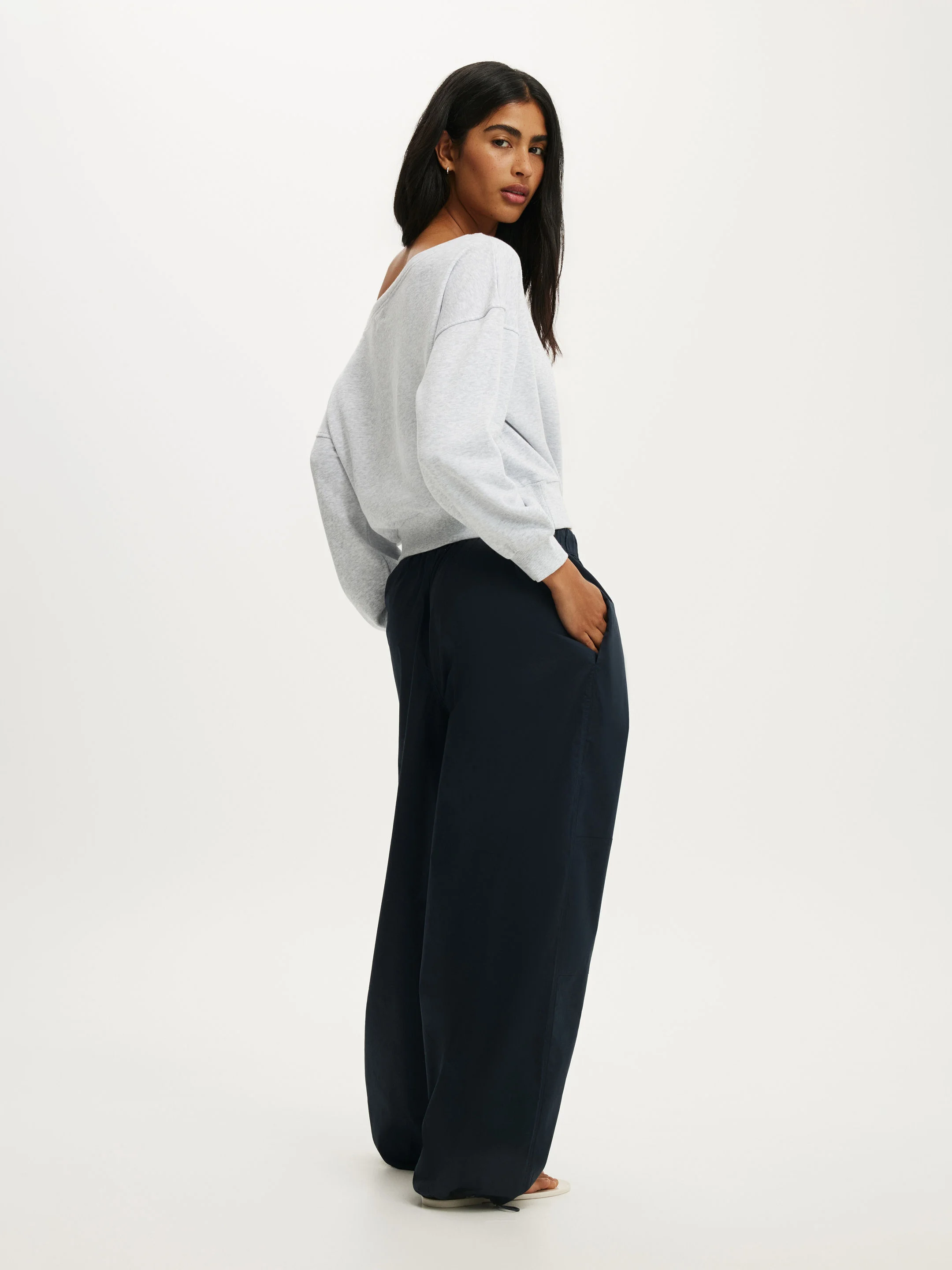 COTTON ON Áo Lệch Vai Nữ-Off Shoulder Sweatshirt