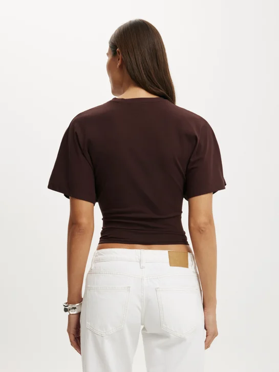 COTTON ON Áo Thun Ngắn Tay Nữ-Blair Batwing Short Sleeve Tee