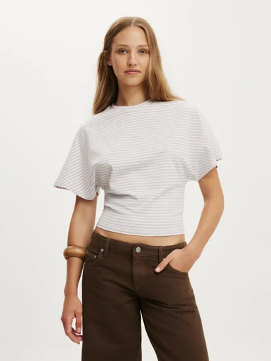 COTTON ON Áo Thun Ngắn Tay Nữ - Blair Batwing Short Sleeve Tee