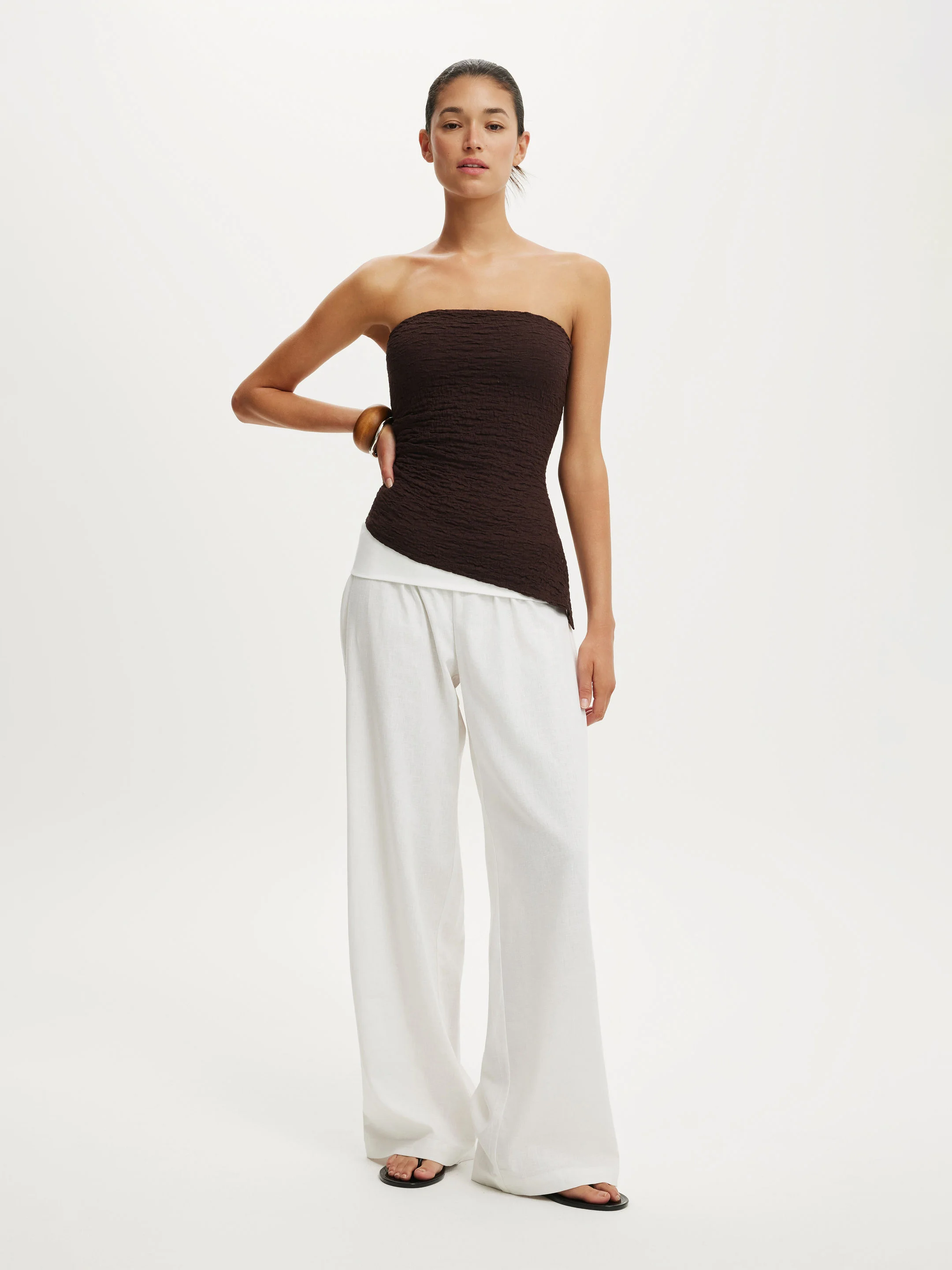 COTTON ON Quần Dài Nữ - Haven Fold Over Pant