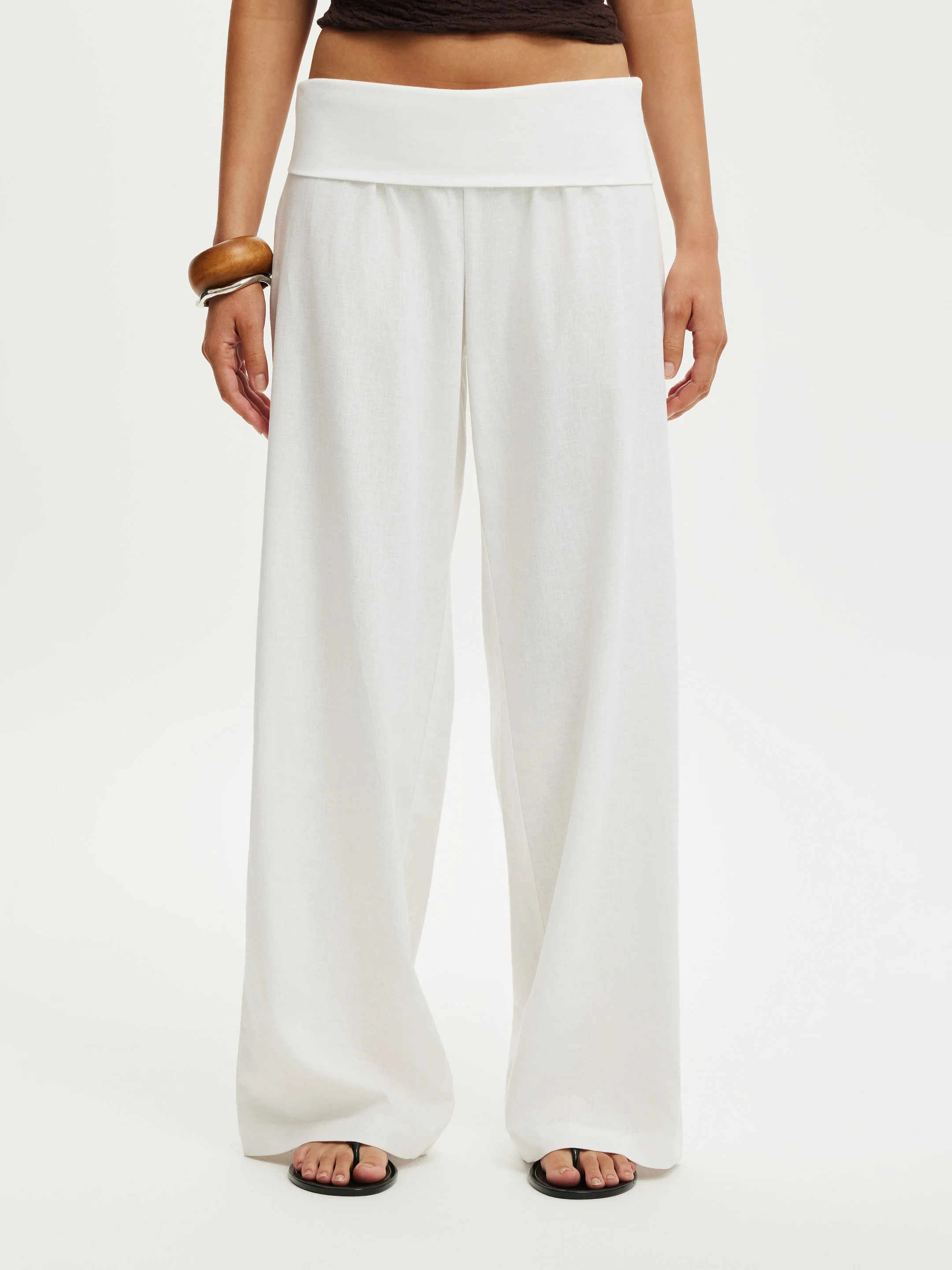 COTTON ON Quần Dài Nữ - Haven Fold Over Pant