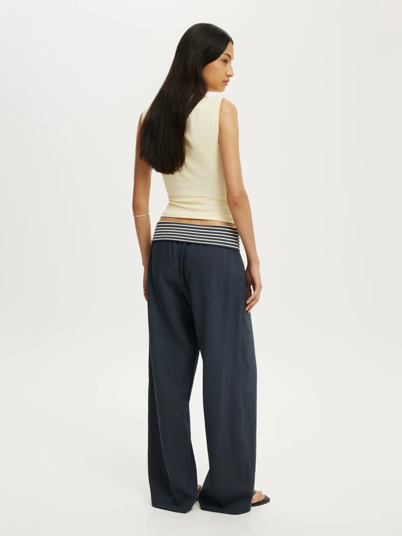COTTON ON Quần Dài Nữ - Haven Fold Over Pant