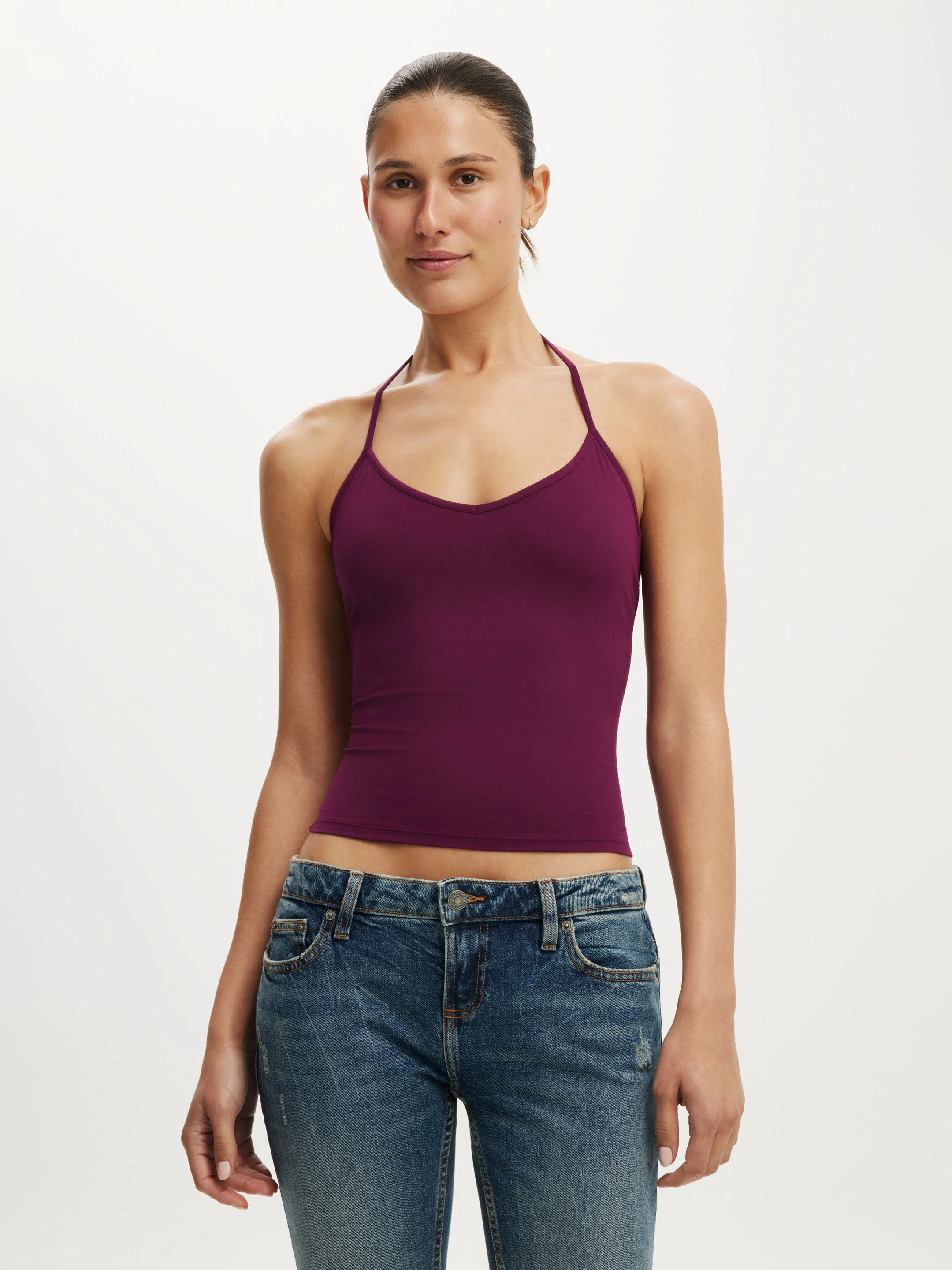COTTON ON Áo Yếm Dây-Hold Me Tie Halter