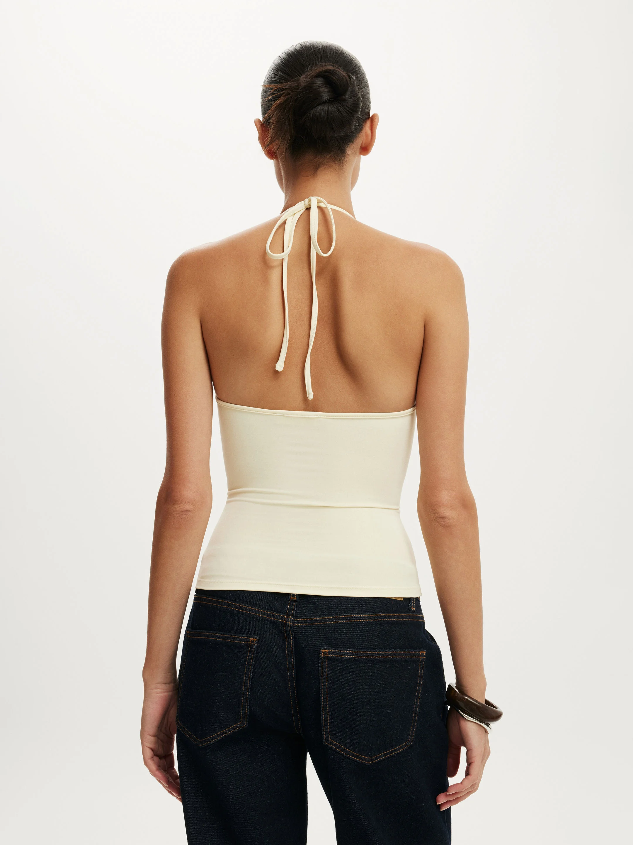 COTTON ON Áo Yếm Dây-Hold Me Tie Halter