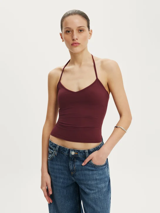 COTTON ON Áo Yếm Dây - Hold Me Tie Halter