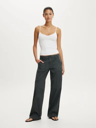 COTTON ON Quần Dài Nữ-Lexi Low Rise Utility Pant