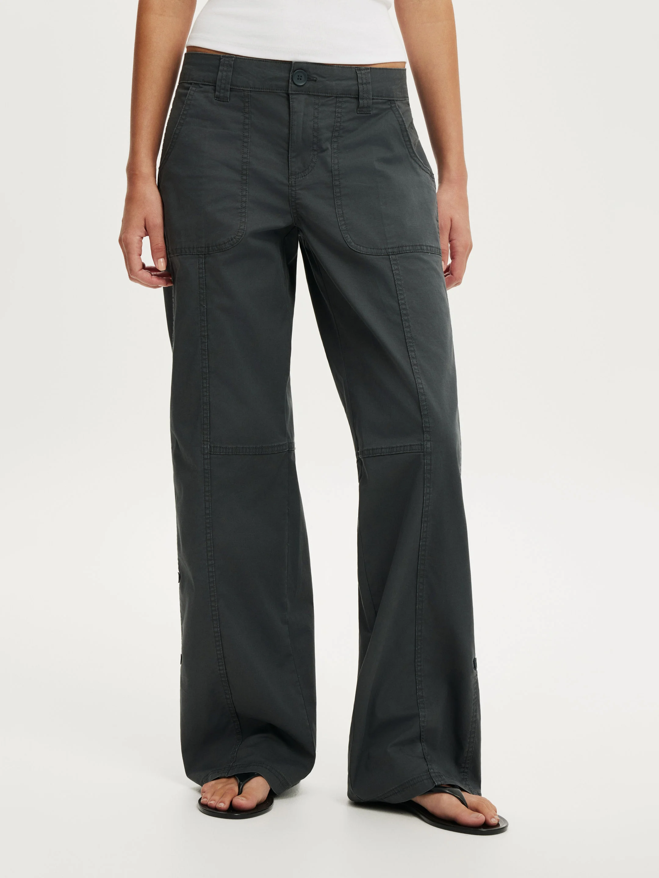COTTON ON Quần Dài Nữ-Lexi Low Rise Utility Pant