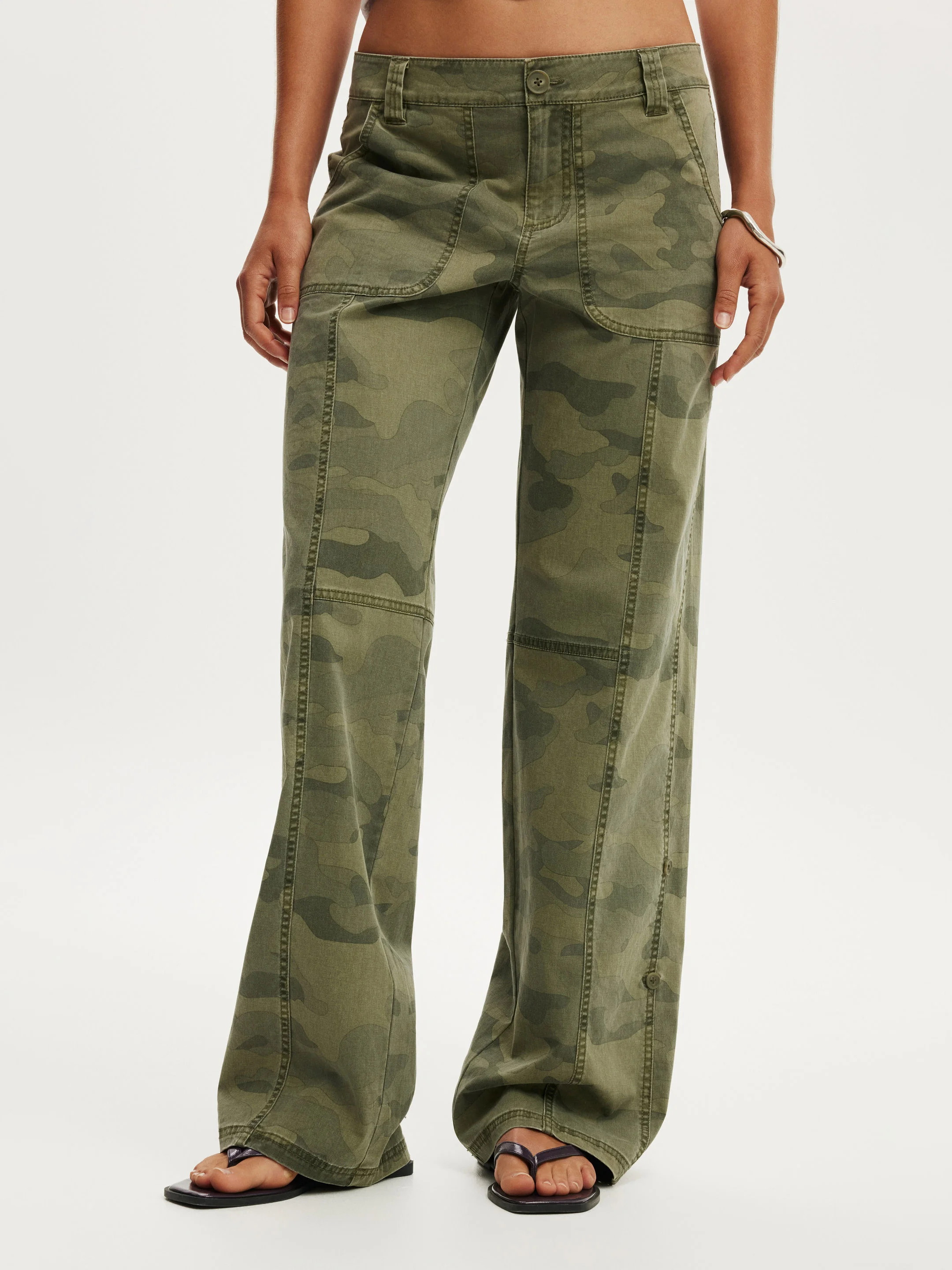 COTTON ON Quần Dài Nữ - Lexi Low Rise Utility Pant