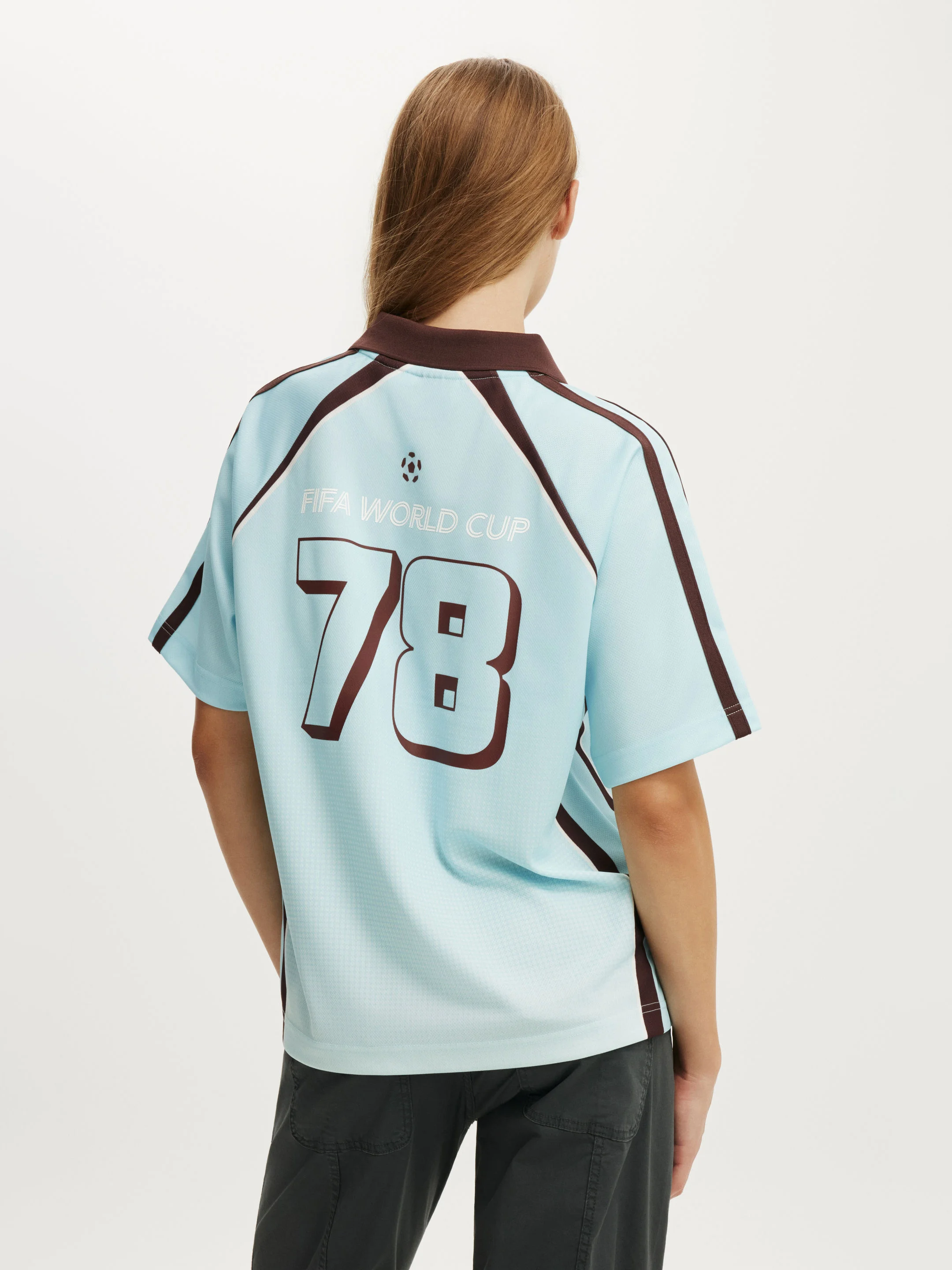COTTON ON Áo Thun Có Họa Tiết Nữ - Lcn Graphic Football Jersey