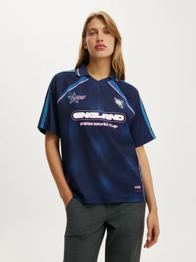 COTTON ON Áo Thun Có Họa Tiết Nữ - Lcn Graphic Football Jersey