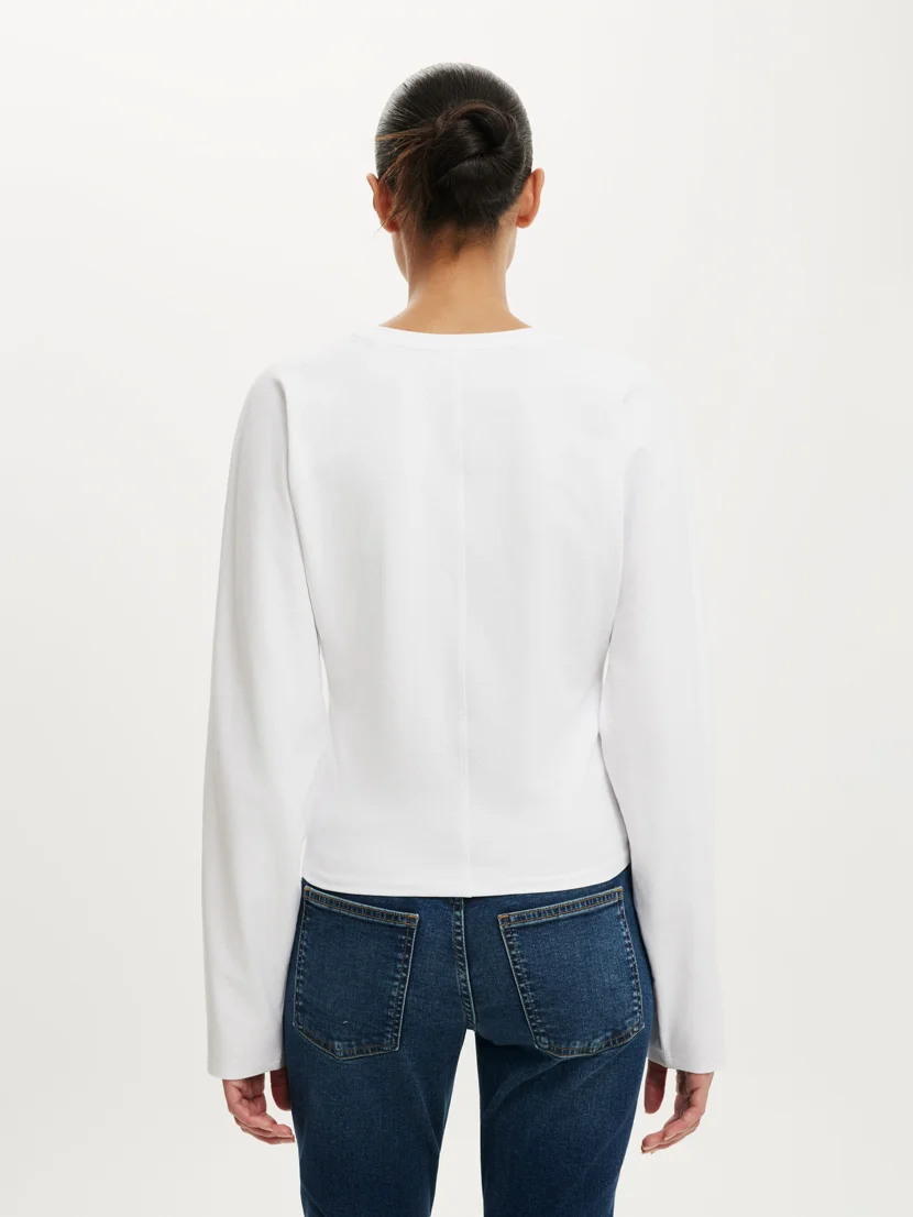 COTTON ON Áo Thun Dài Tay Nữ-Blair Batwing Long Sleeve