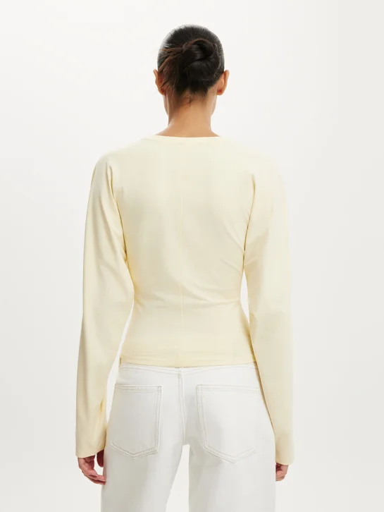 COTTON ON Áo Thun Dài Tay Nữ-Blair Batwing Long Sleeve