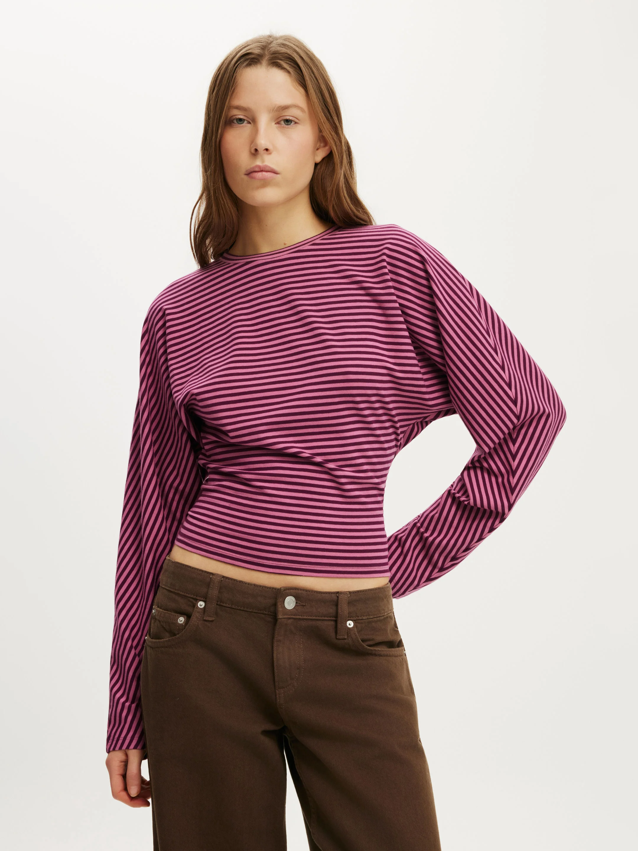 COTTON ON Áo Thun Dài Tay Nữ - Blair Batwing Long Sleeve