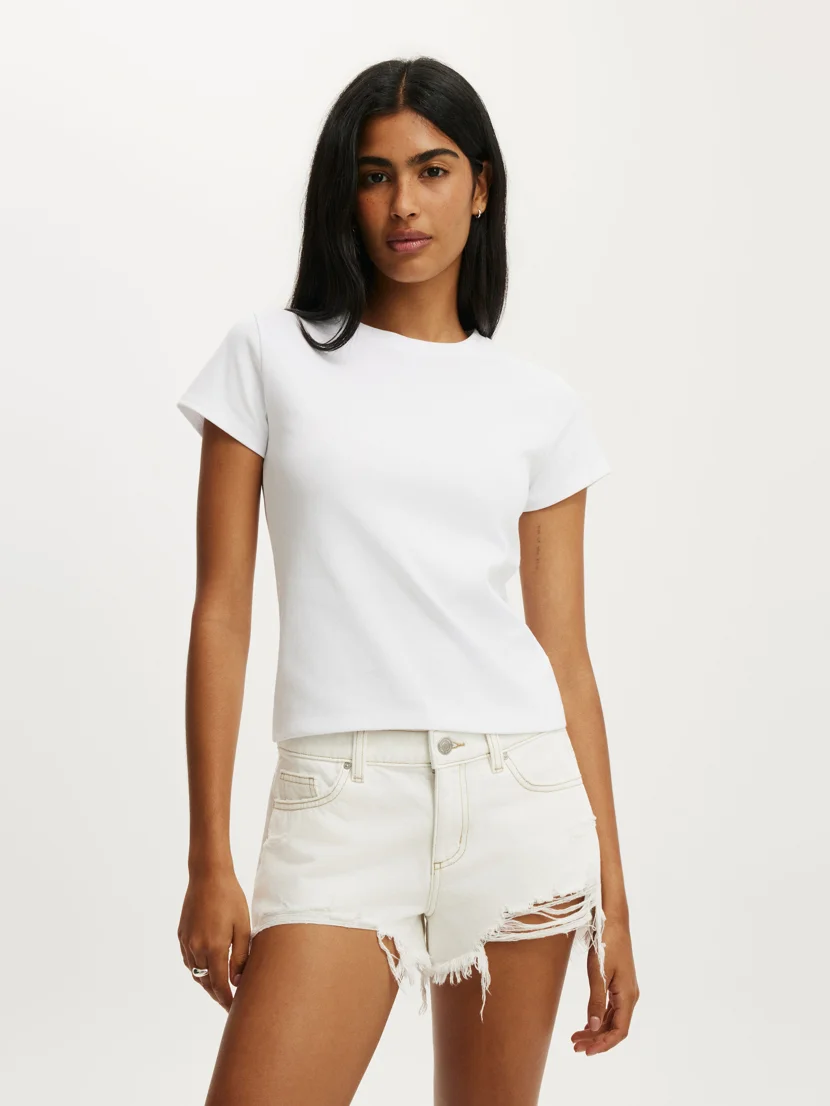 COTTON ON Quần Jeans Ngắn Nữ - Saturday Denim Short