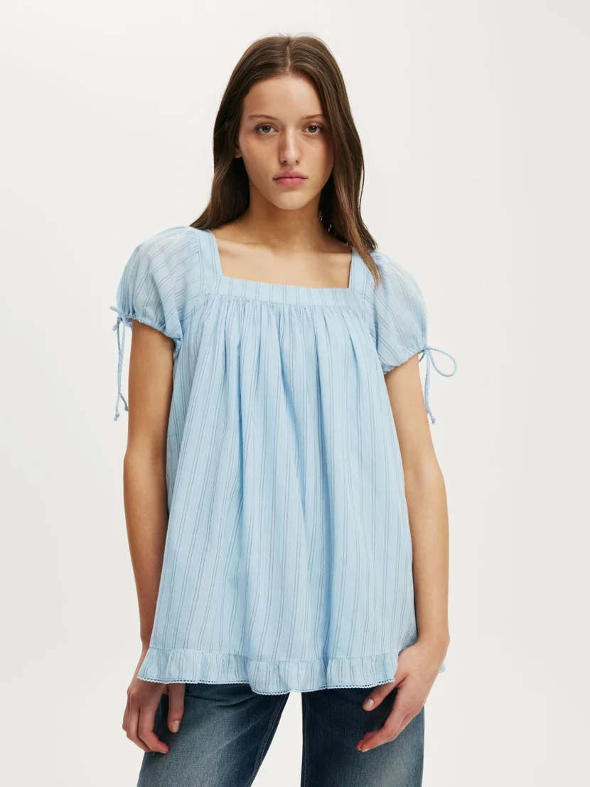 COTTON ON Áo Kiểu Nữ - Eliza Babydoll Tunic Top