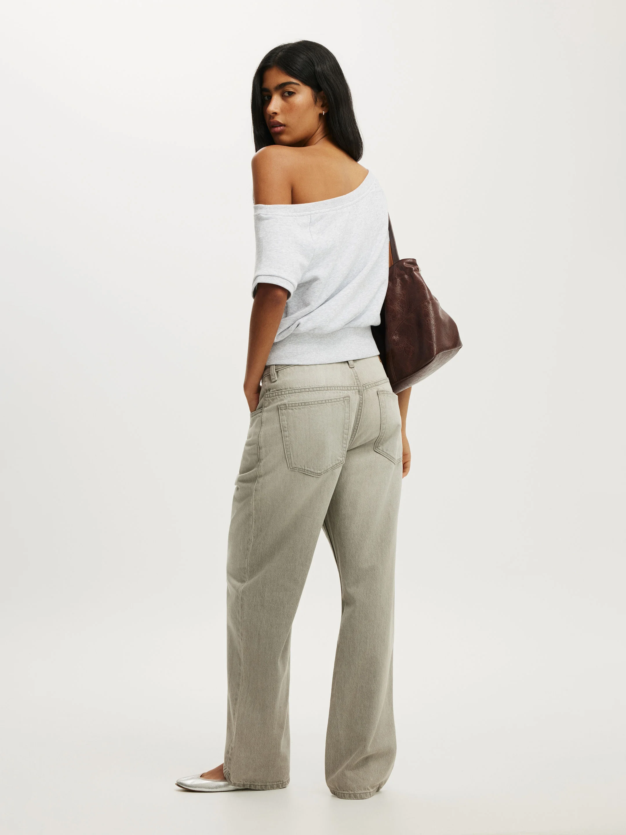 COTTON ON Áo Lệch Vai Nữ - S/S Off Shoulder Sweatshirt