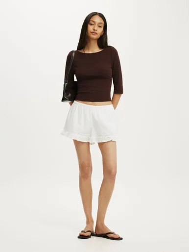 COTTON ON Quần Vải Ngắn Nữ - Eliza Short