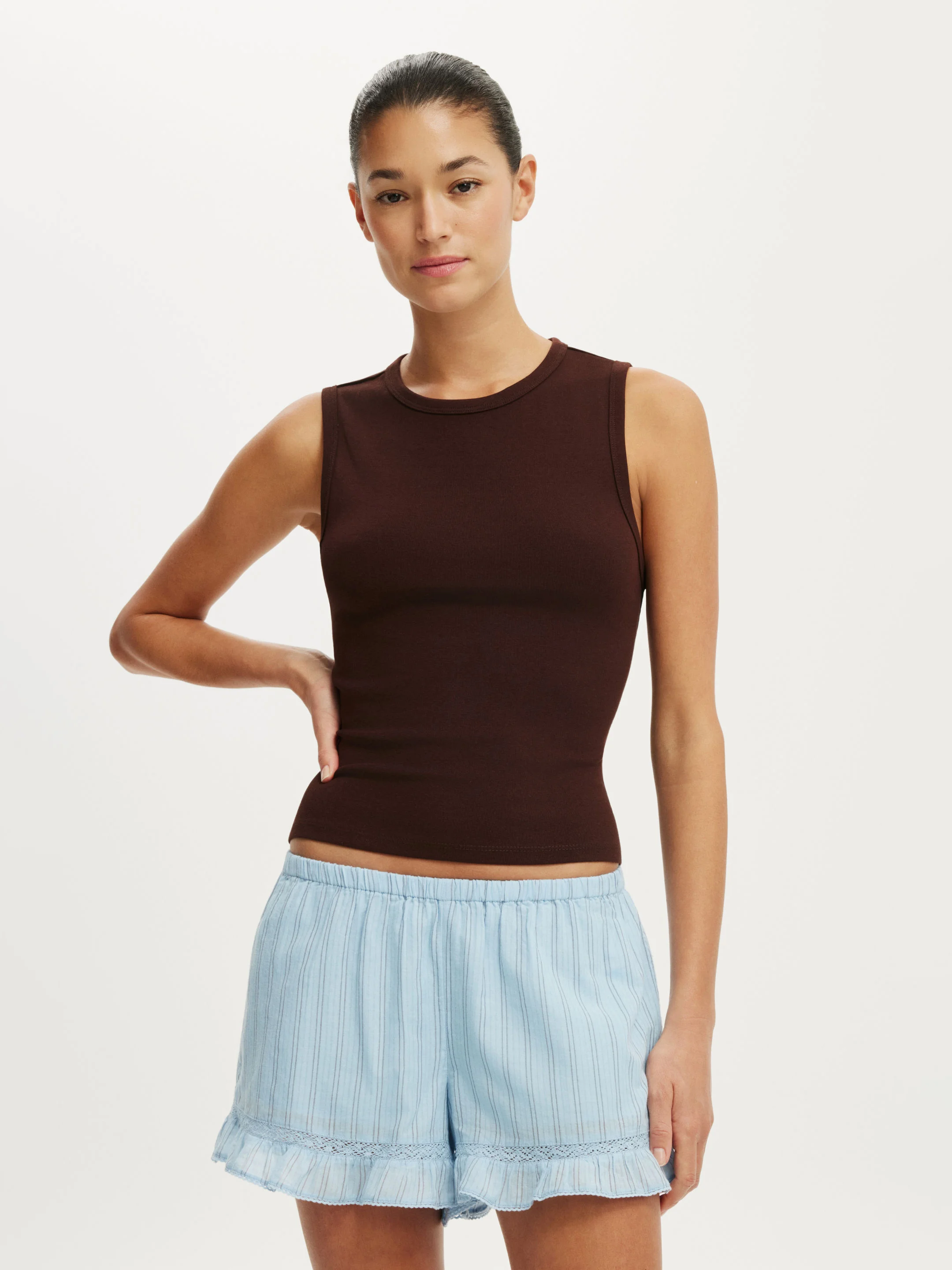 COTTON ON Quần Vải Ngắn Nữ - Eliza Short