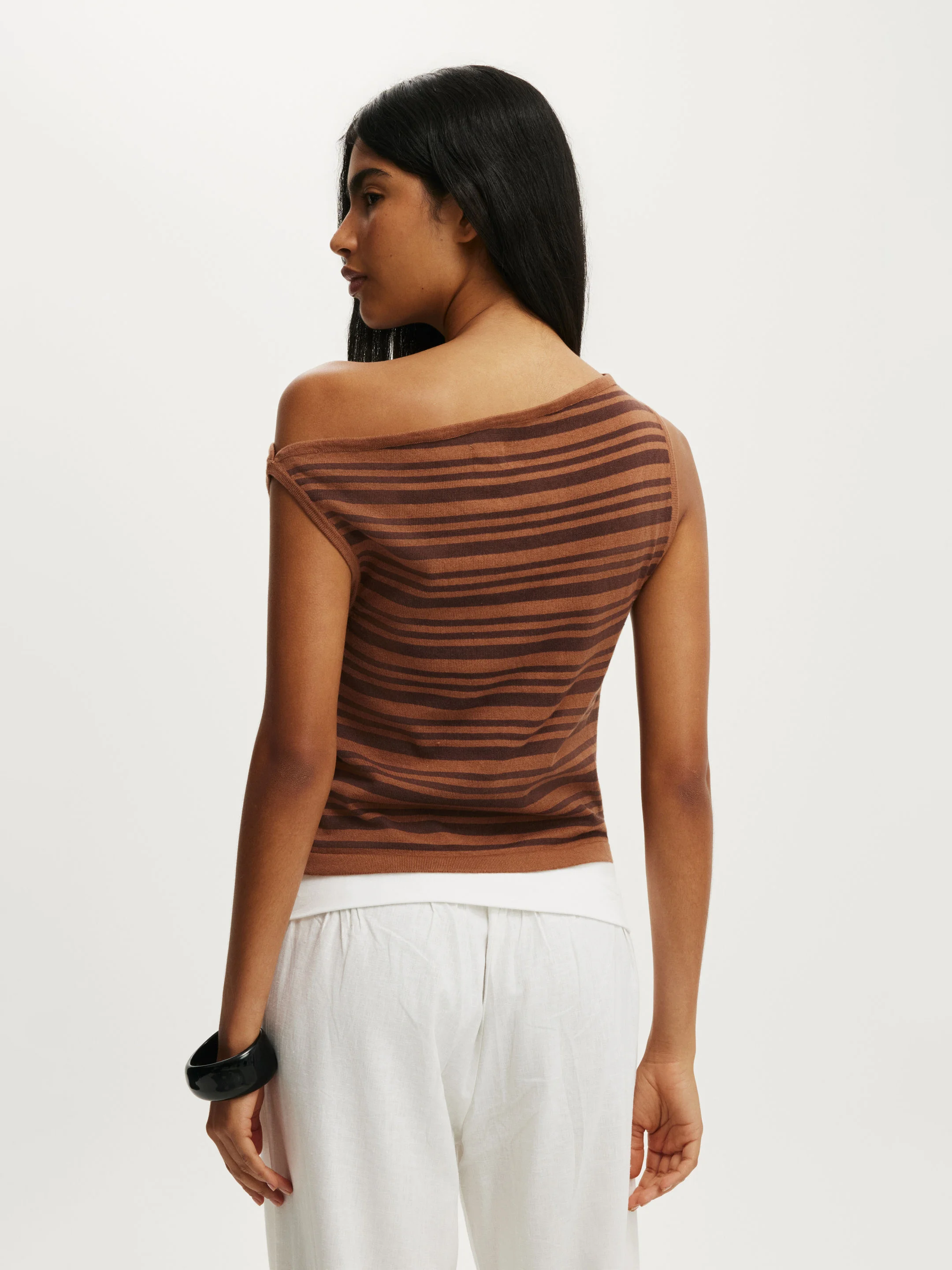 COTTON ON Áo Kiểu Lệch Vai Nữ - S/Less Off Shoulder Knit