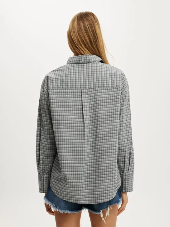 COTTON ON Áo Sơ Mi Dài Tay Nữ-Sloane Oversized Shirt