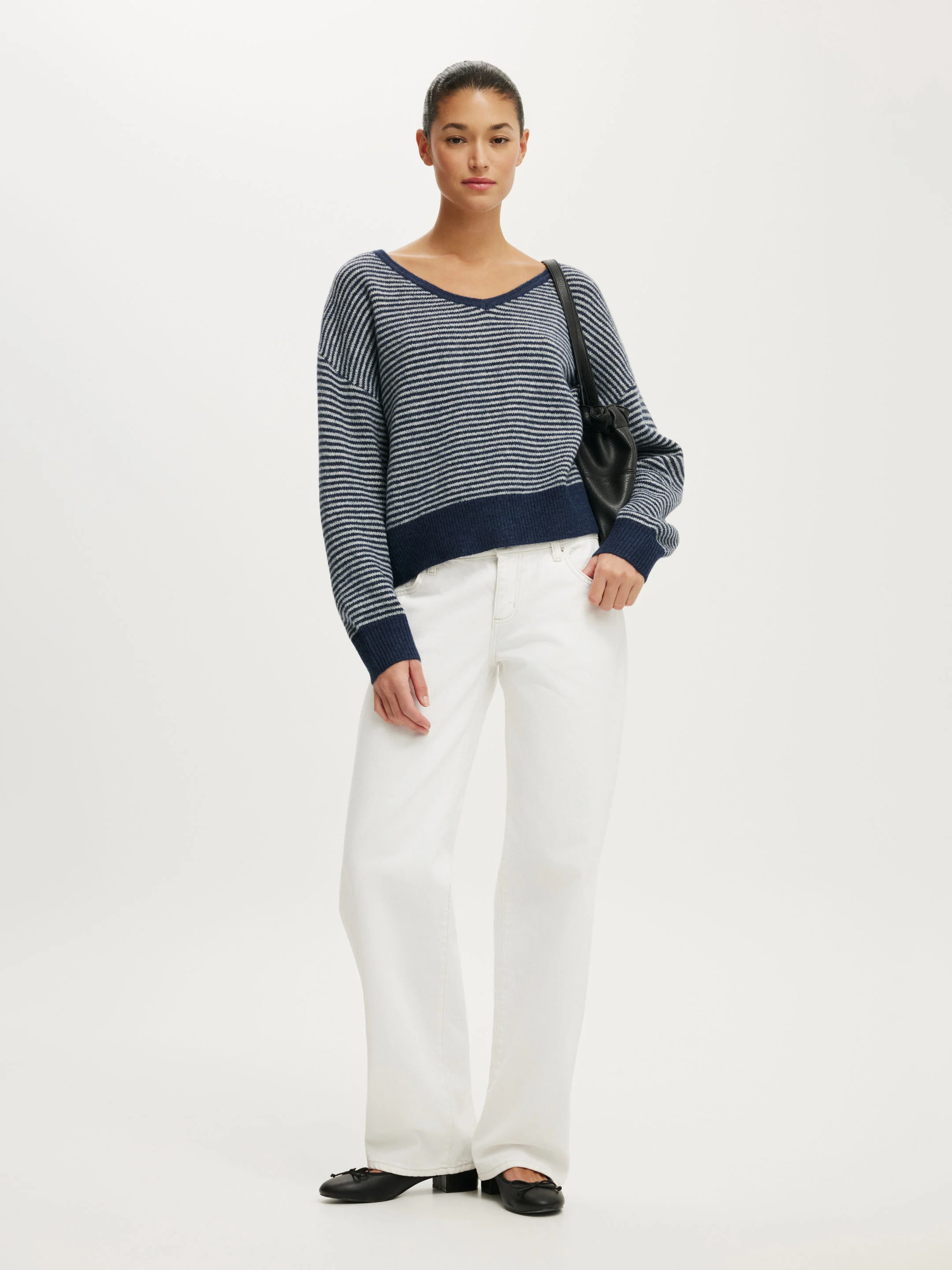 COTTON ON Áo Len Cổ V Dài Tay Nữ - Softest Luxe  Slouchy V Knit