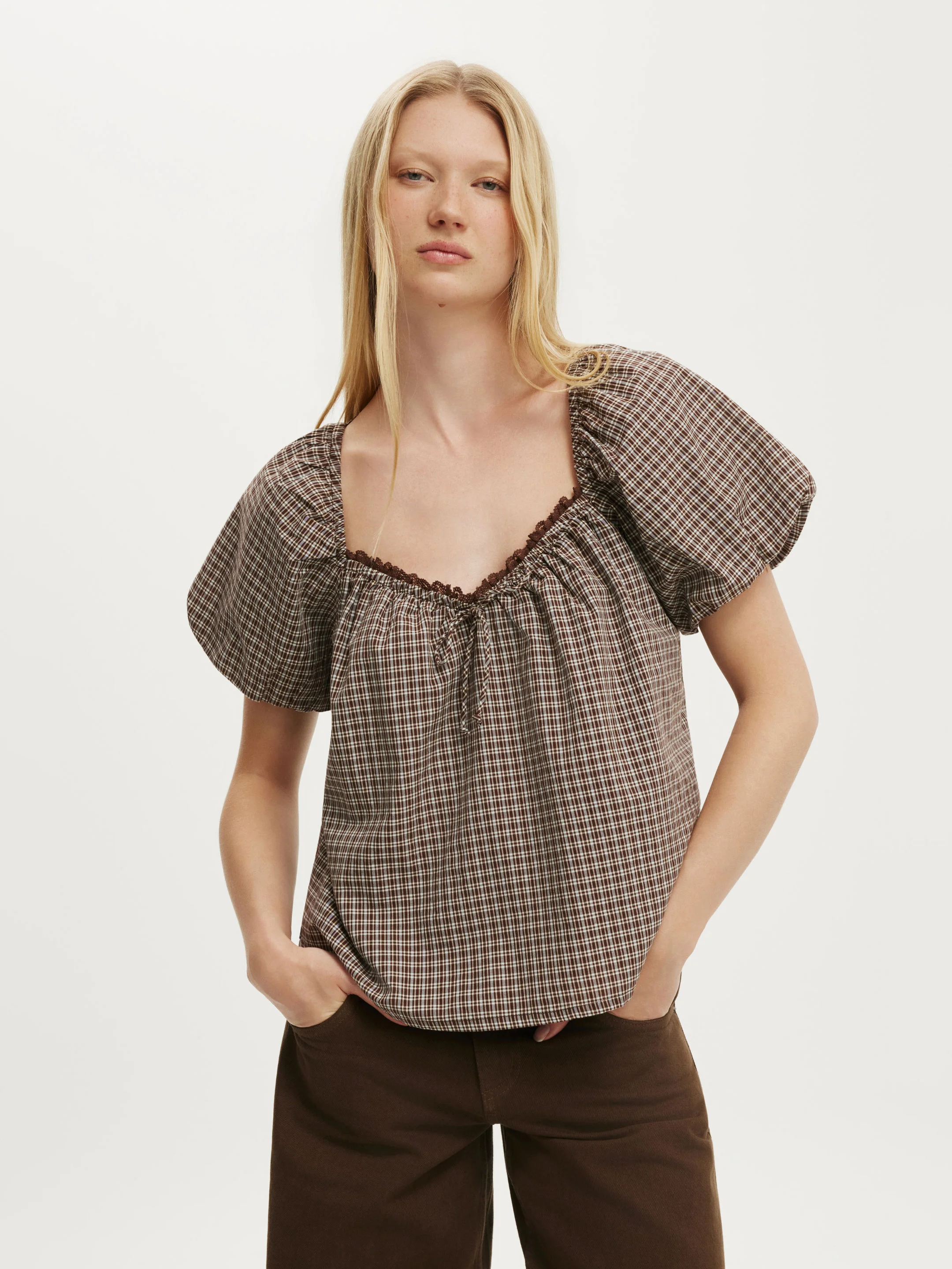 COTTON ON Áo Kiểu Nữ - The Daydream Babydoll Top