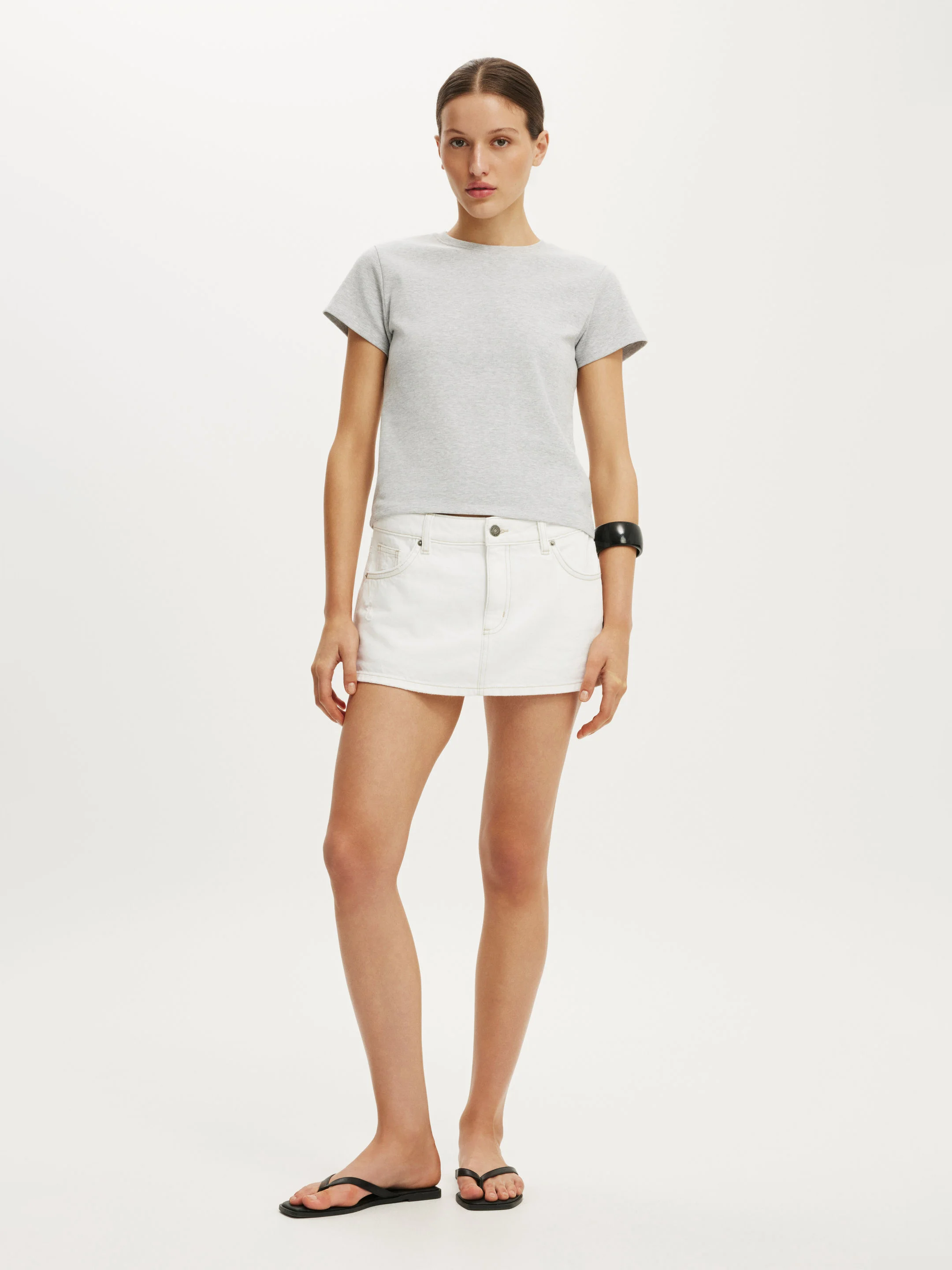 COTTON ON Quần Jeans Giả Váy Nữ - Original Denim Skort