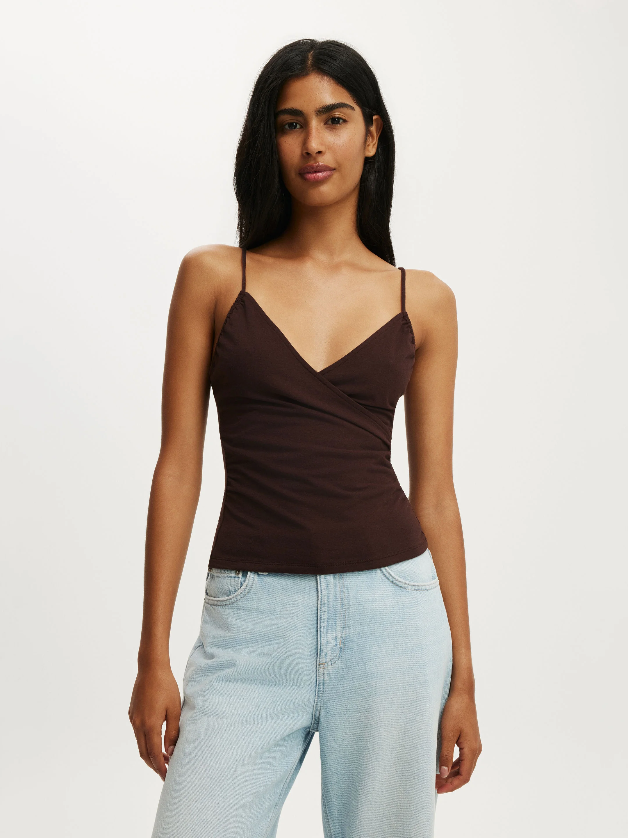 COTTON ON Áo Kiểu Hai Dây Nữ - Fern Wrap Cami