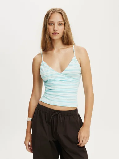 COTTON ON Áo Kiểu Hai Dây Nữ - Fern Wrap Cami