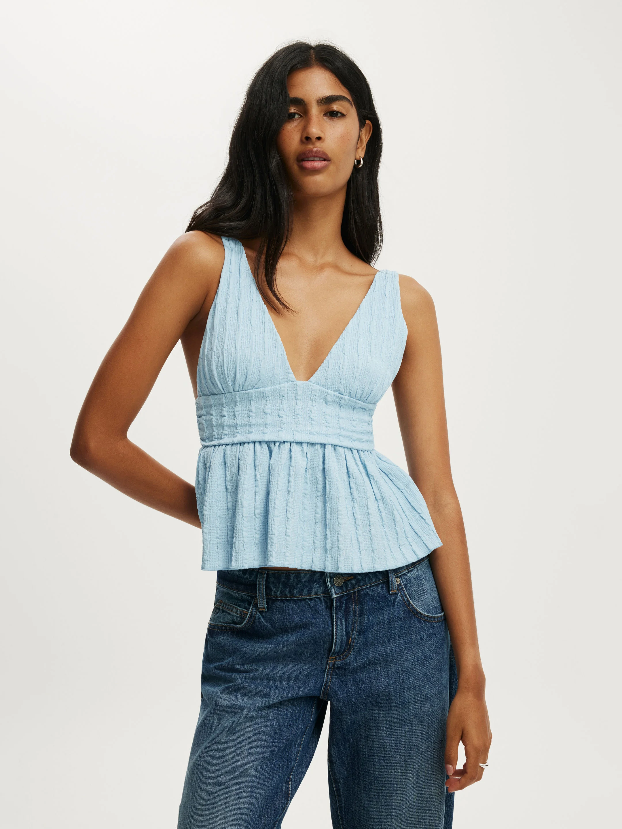 COTTON ON Áo Kiểu Nữ - Greta Babydoll Tank
