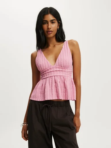 COTTON ON Áo Kiểu Nữ - Greta Babydoll Tank